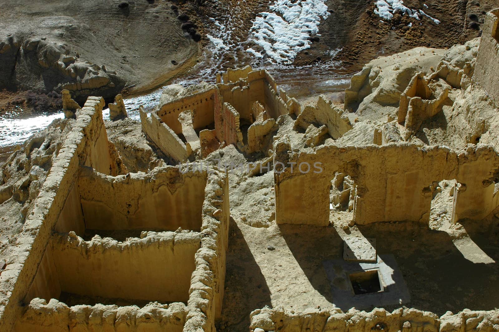 Relics of an ancient castle in west Tibet