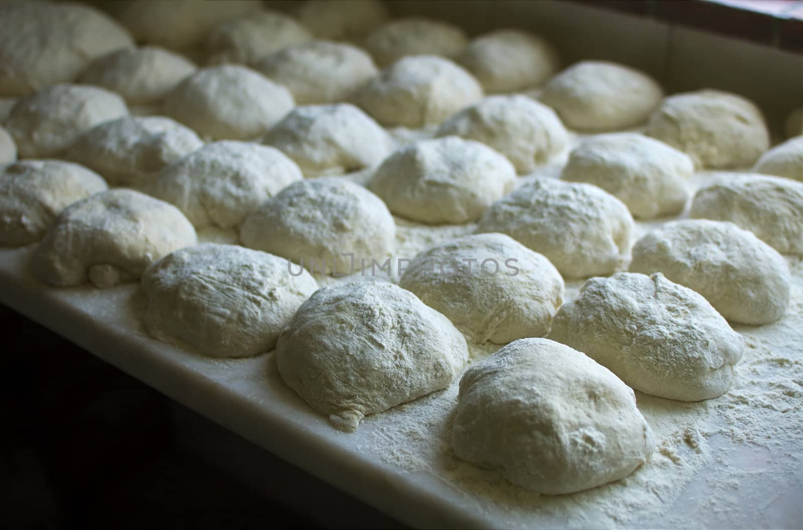 Bread dough before getting baked