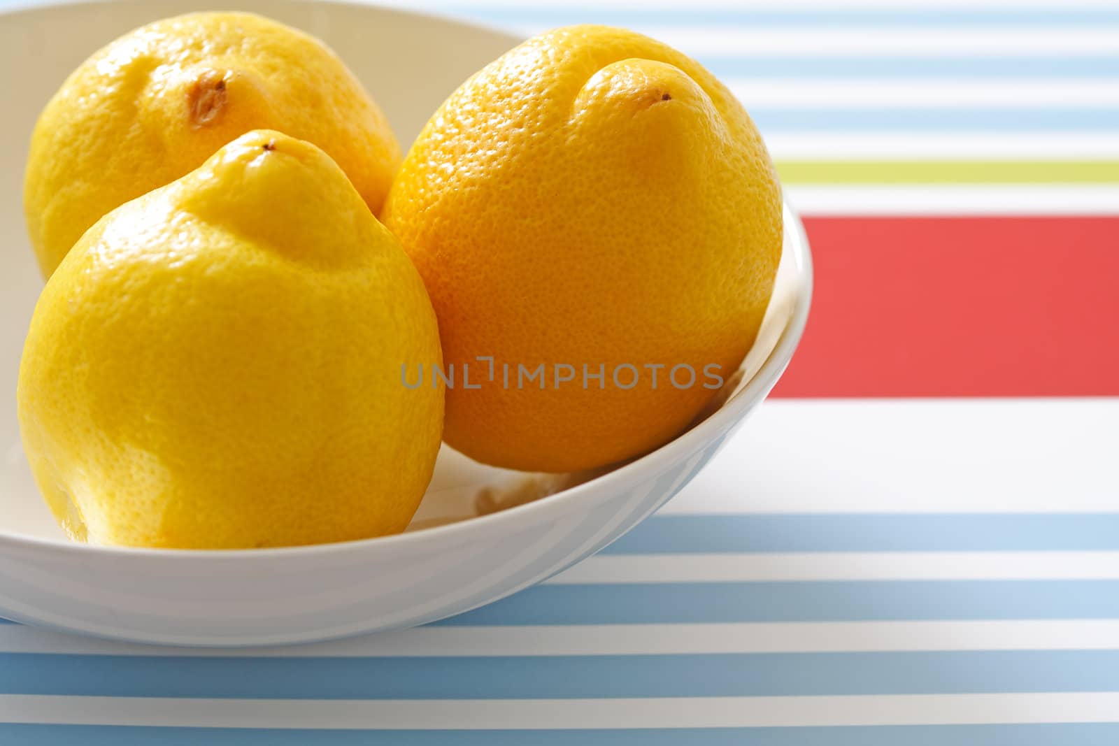 Lemons in a bowl