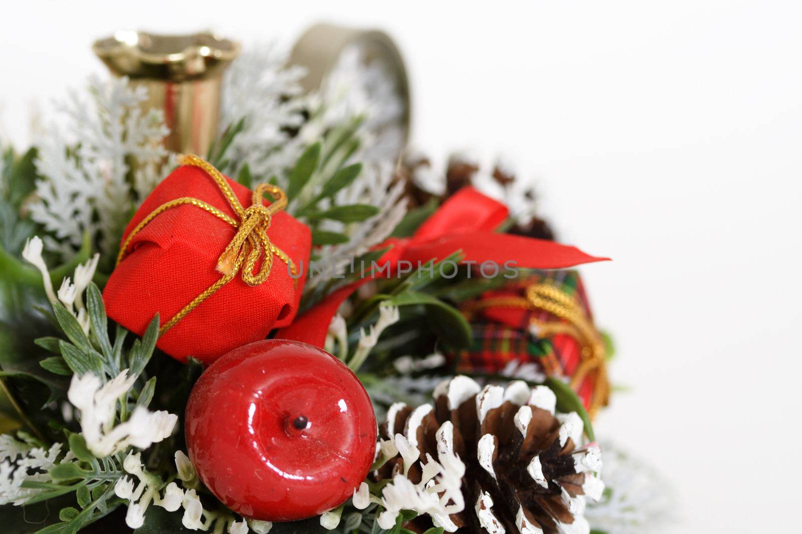 Christmas flower bouquet, can be used for background or border