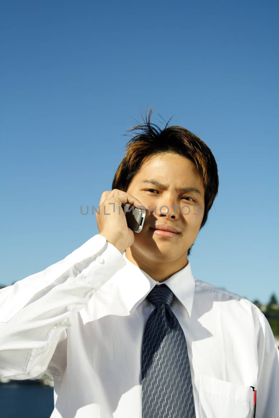 Busy businessman by aremafoto