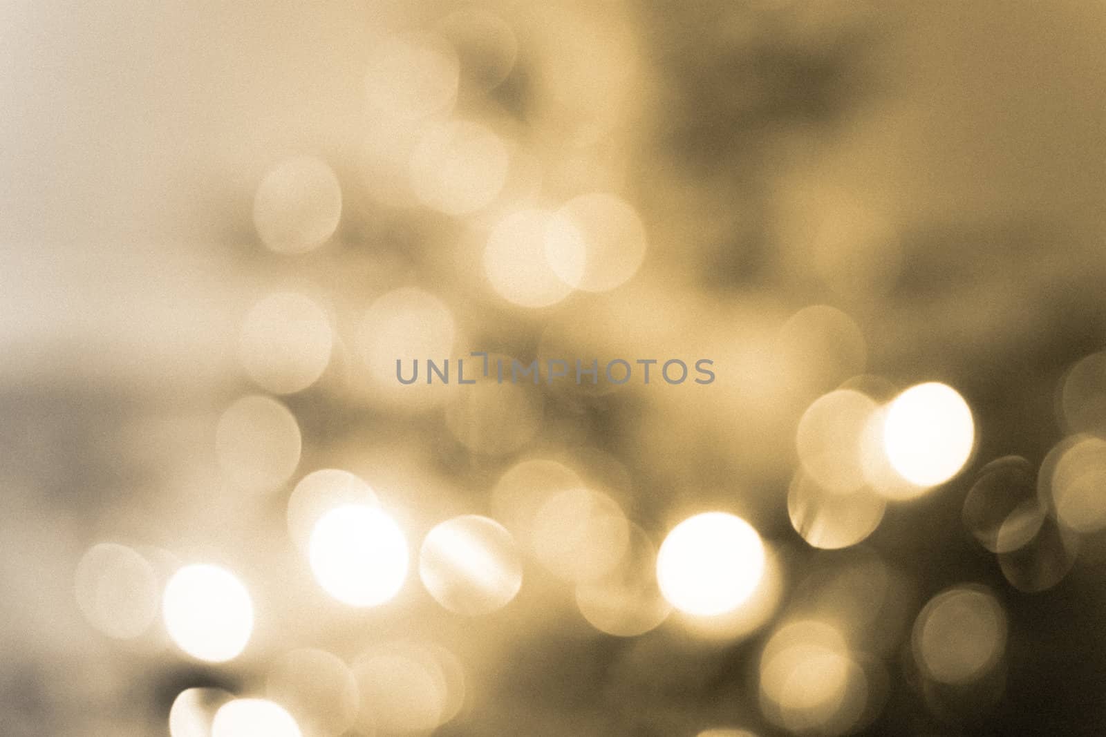 pattern of christmas light flares out of focus