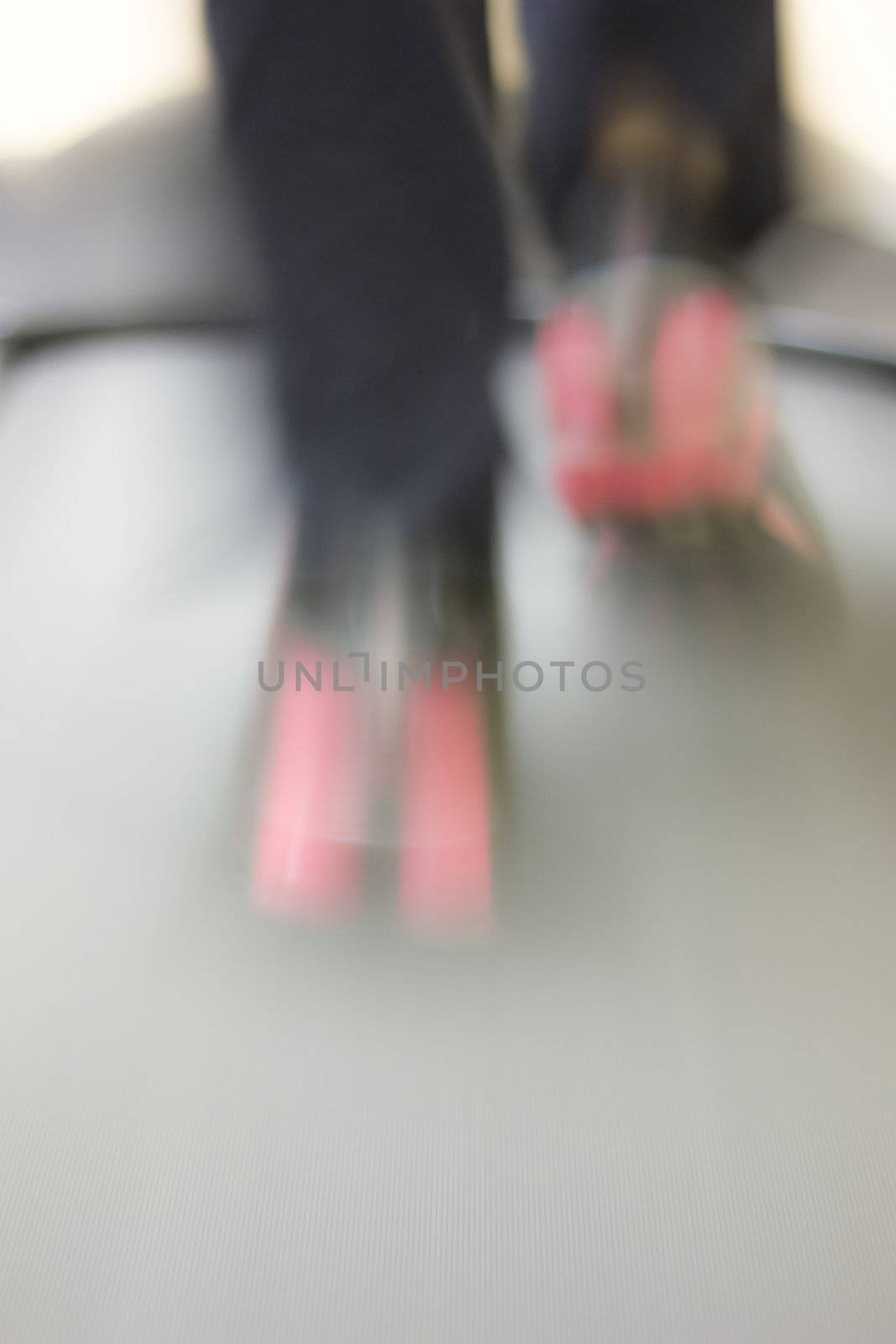motion close photo of running shoes