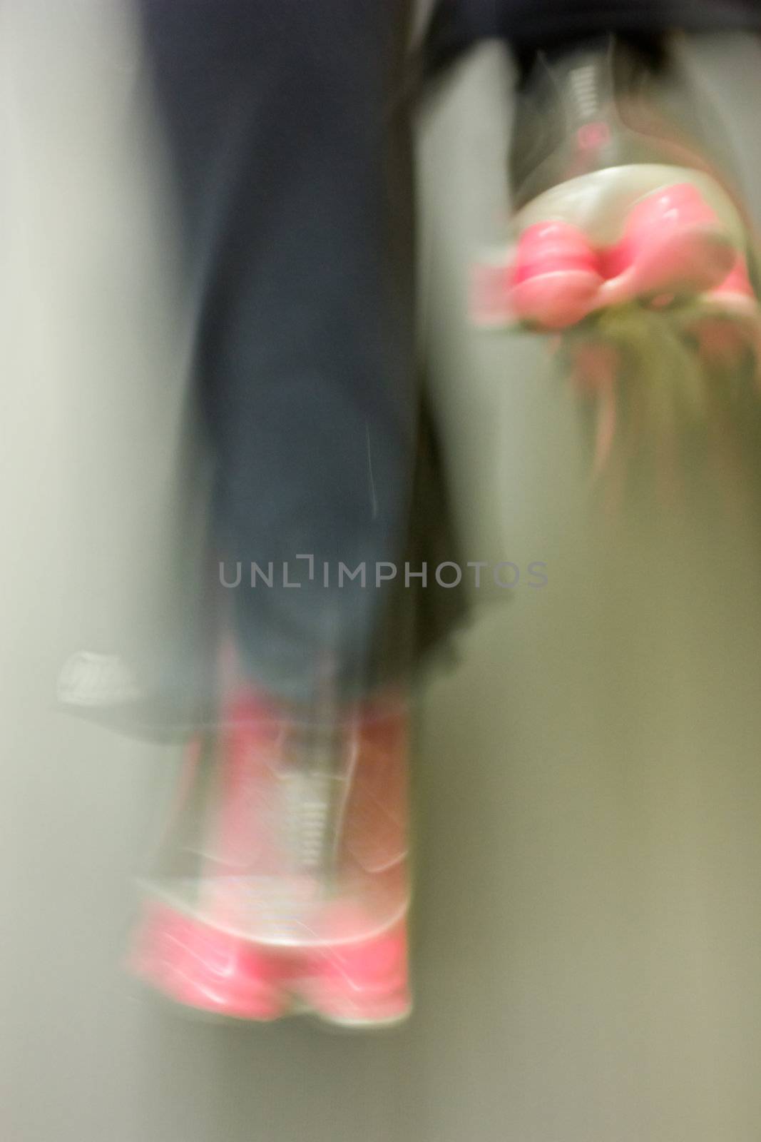 motion close photo of running shoes