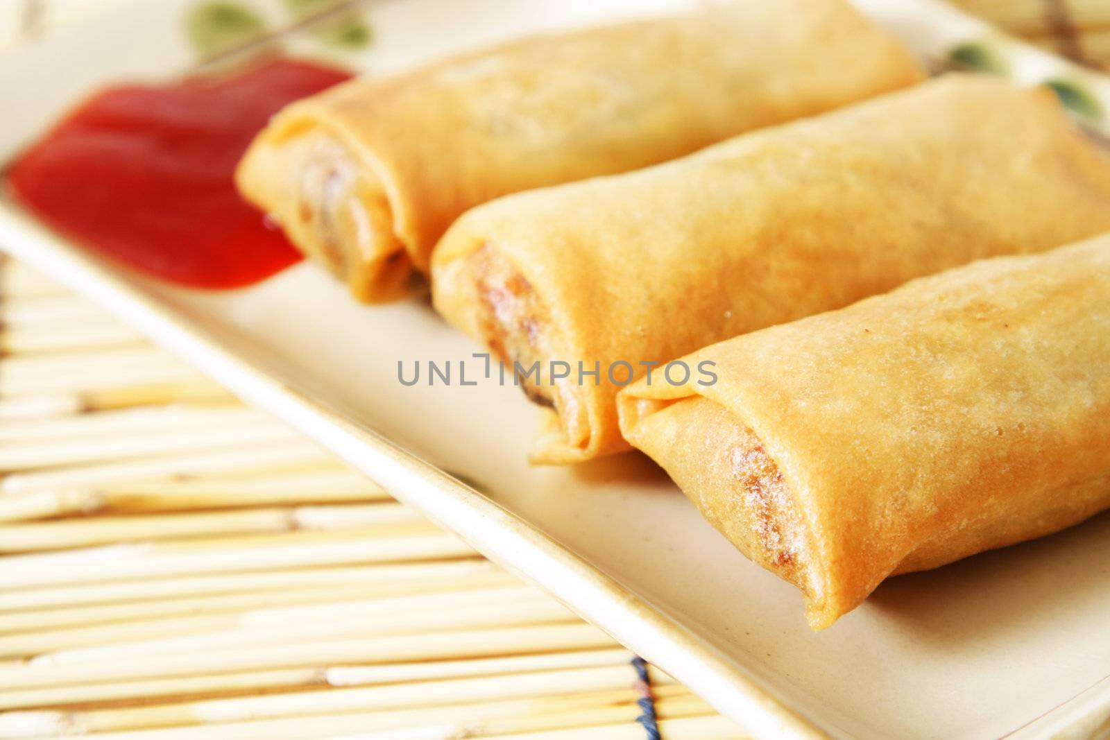 Egg rolls by aremafoto