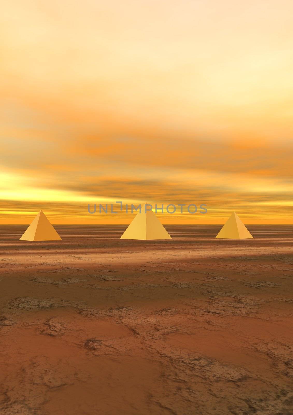 pyramids yellow by mariephotos