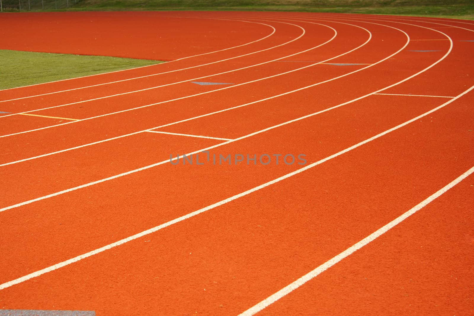 Running tracks on a sport field