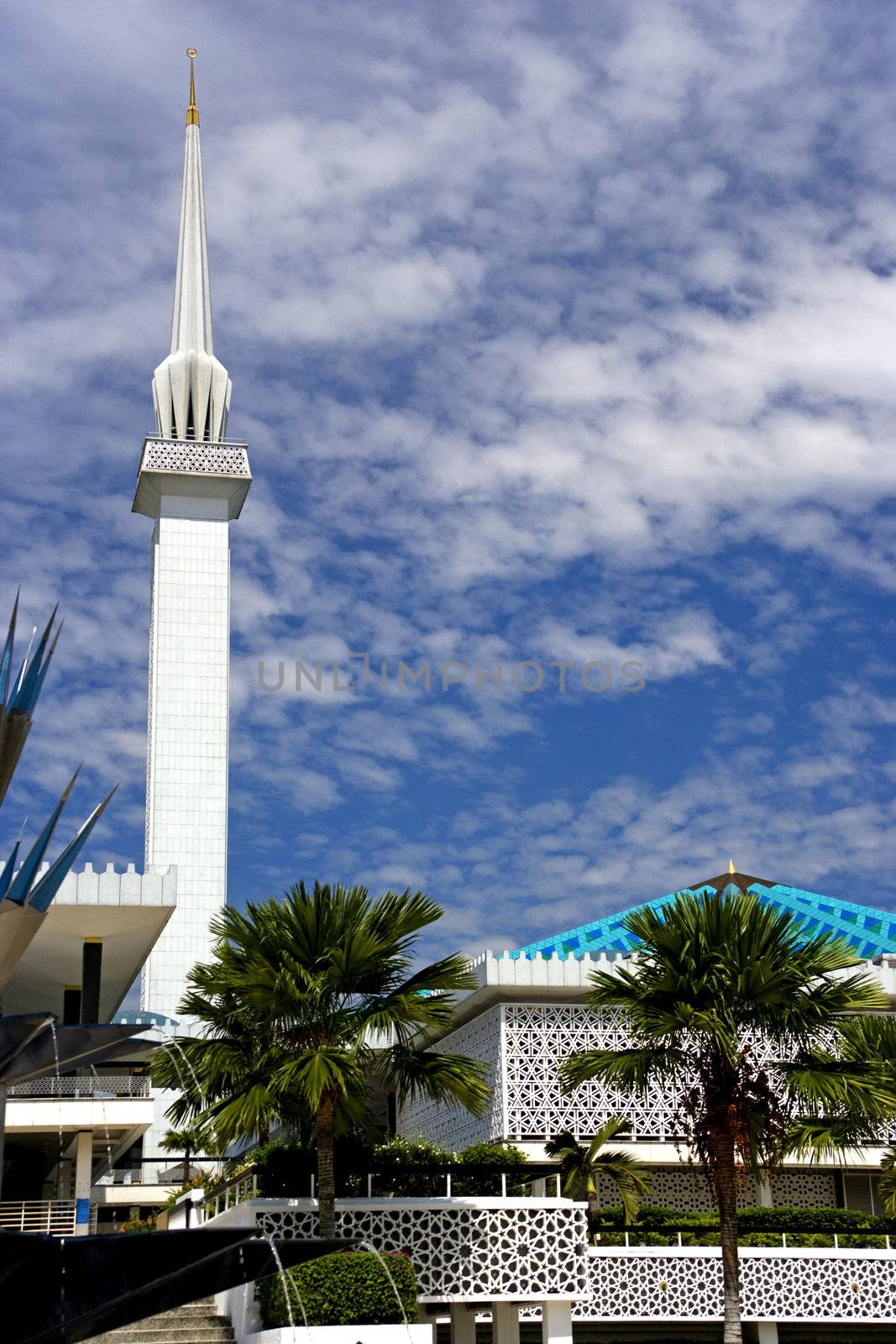 The National Mosque, Kuala Lumpur, Malaysia.