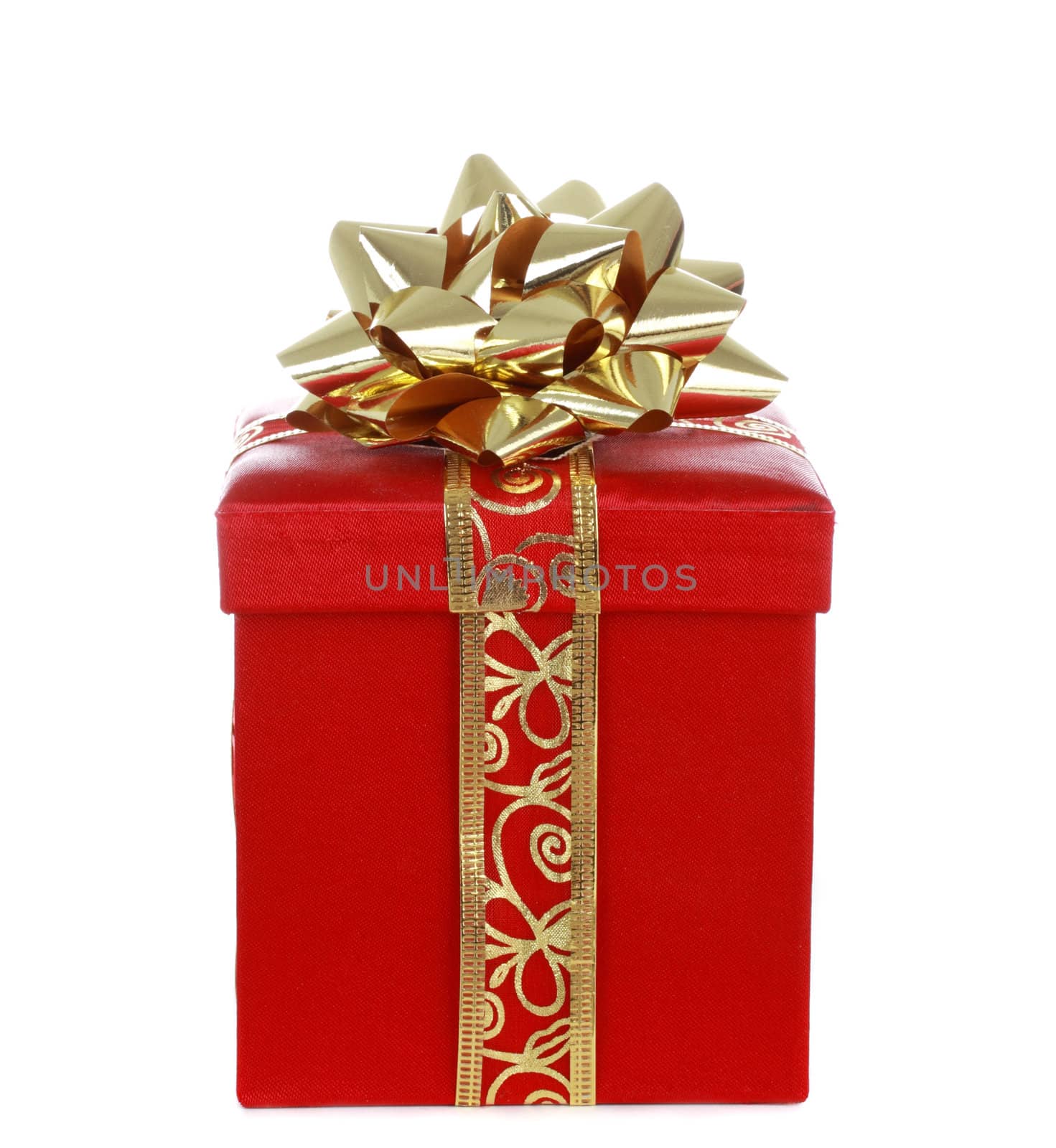 red and gold gift box