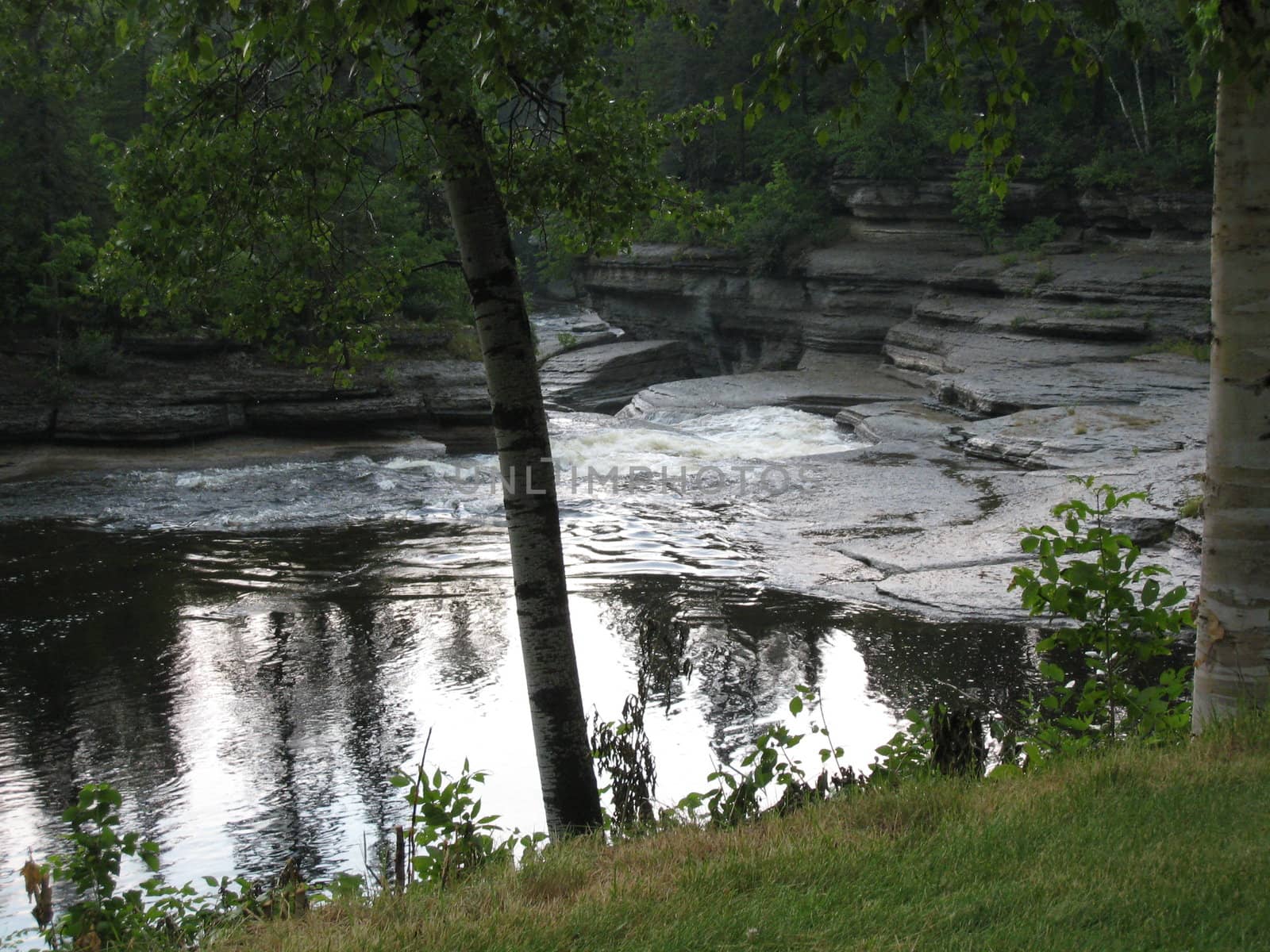 river near Val Jalbert, Quebec