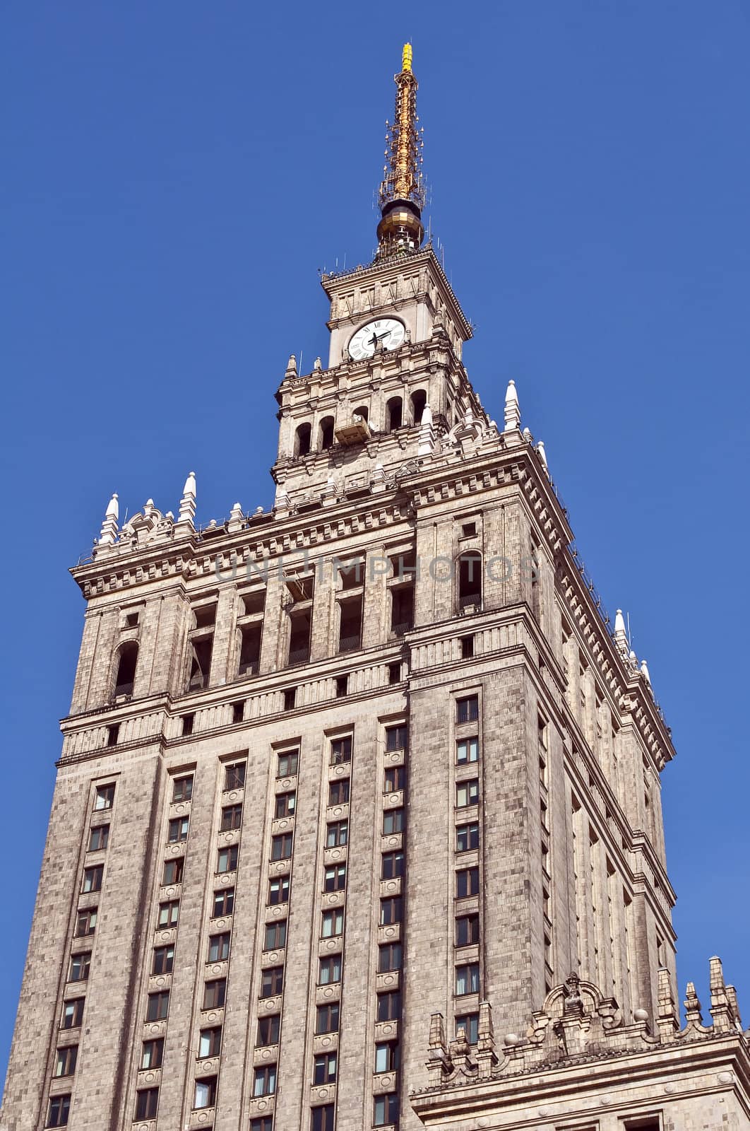 Palace of Culture and Science, tallest building in Warsaw, Poland.