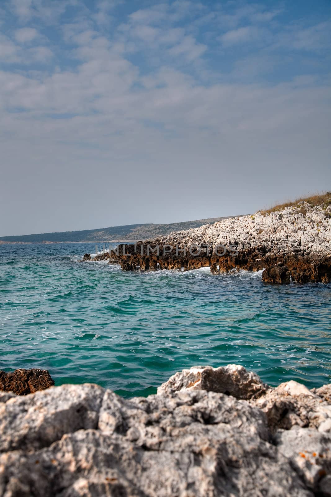 Beautiful rocky Mediterranean coast
