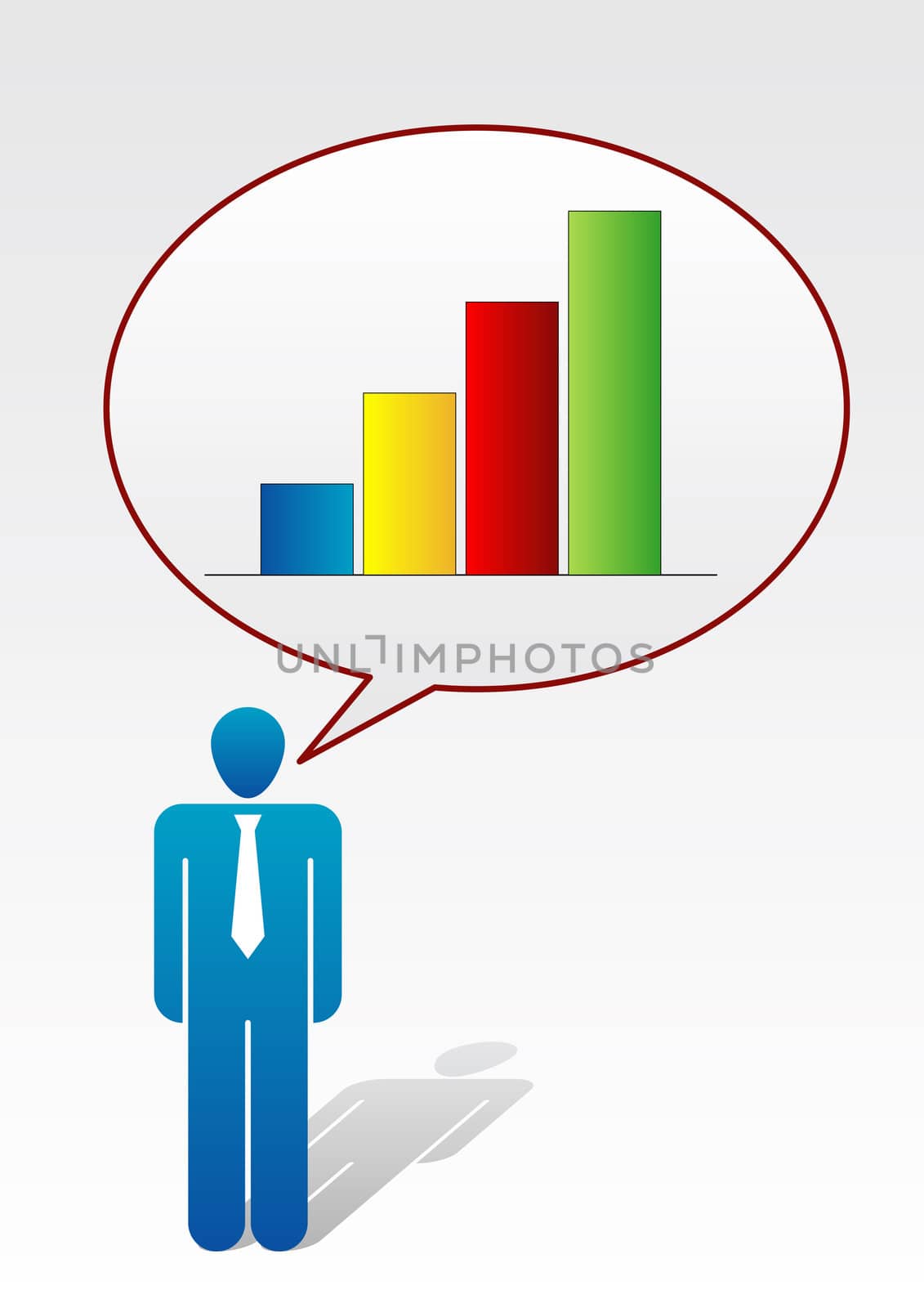 Business Illustration - Graphic speech