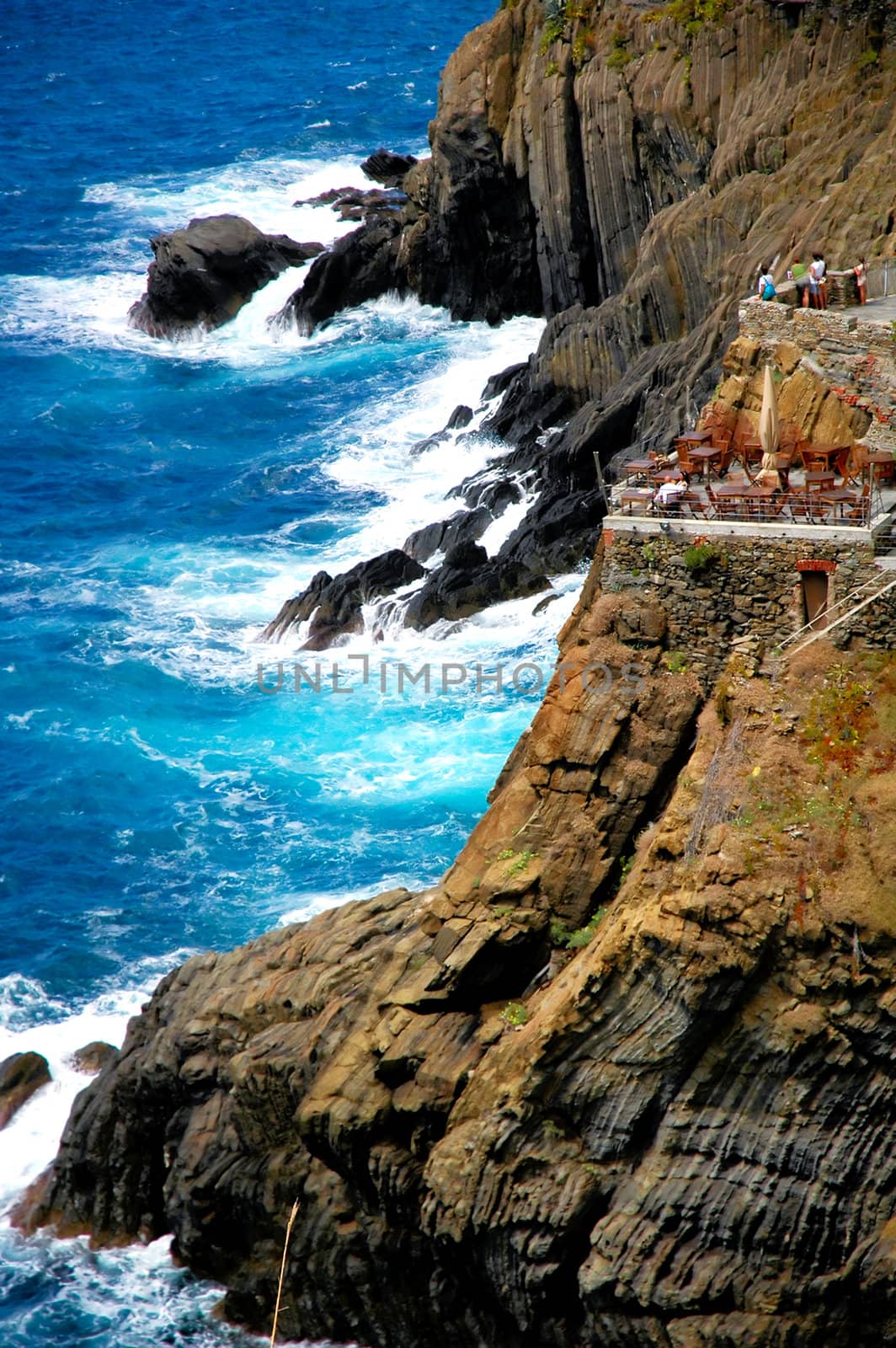 Restaurant at Italy's Cinque Terre