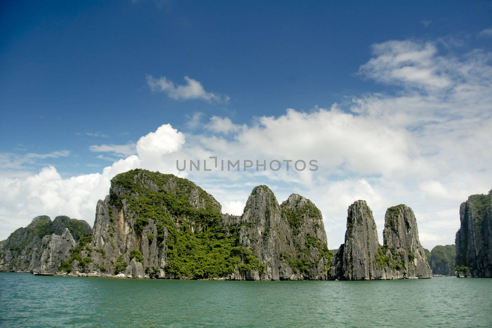 Rock formations of Halon Bay, Vietnam