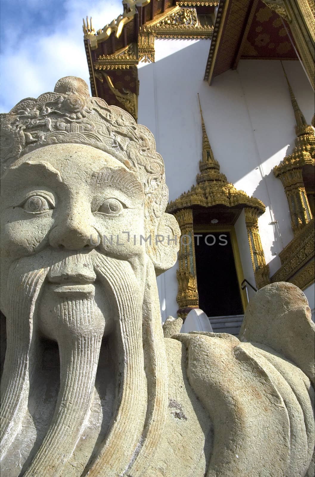 Statue at Bangkok's Royal Palace