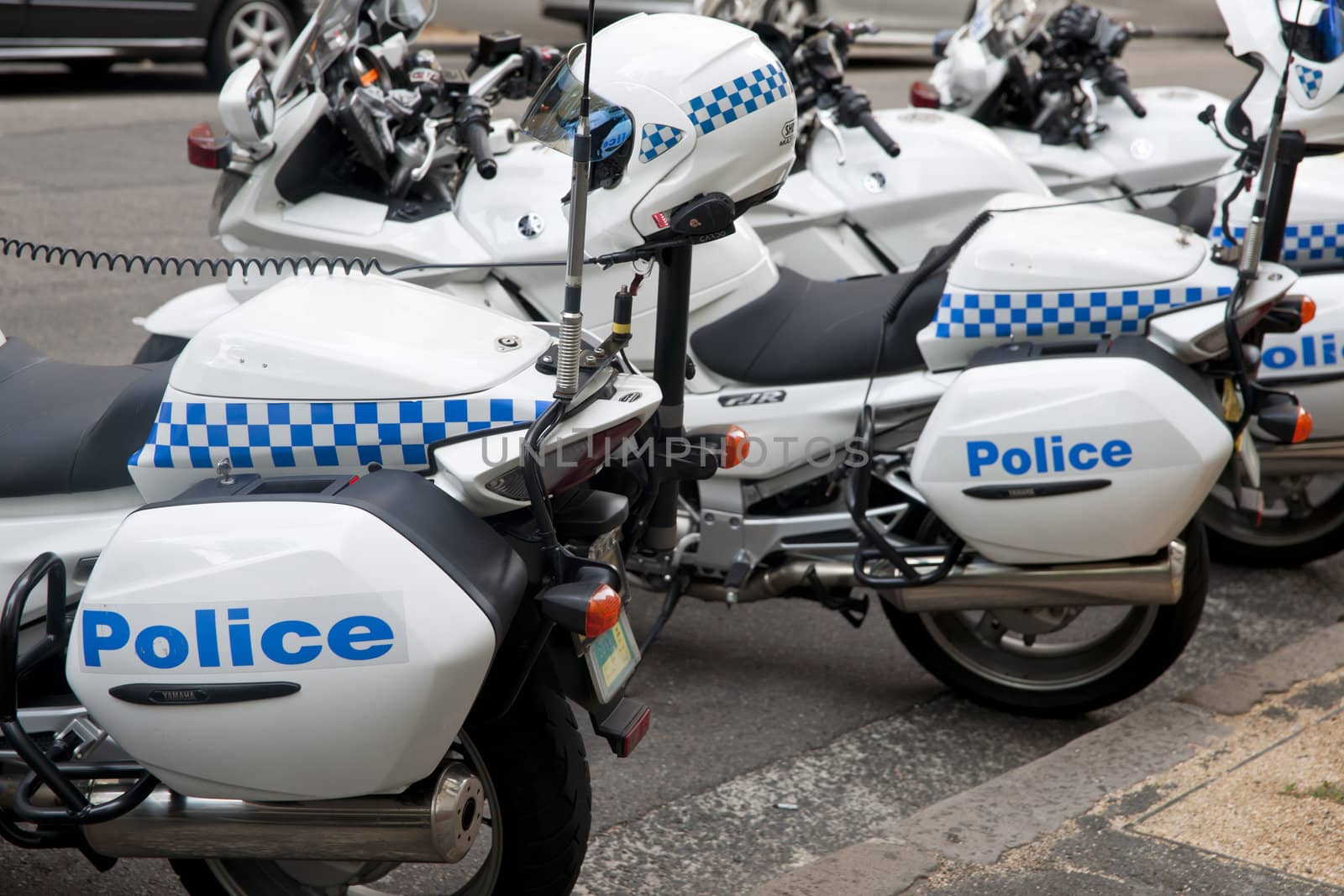 Police motorcycles. by brians101