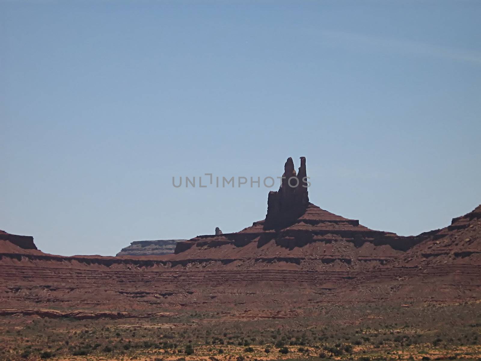 A photograph of a desert in the United States.