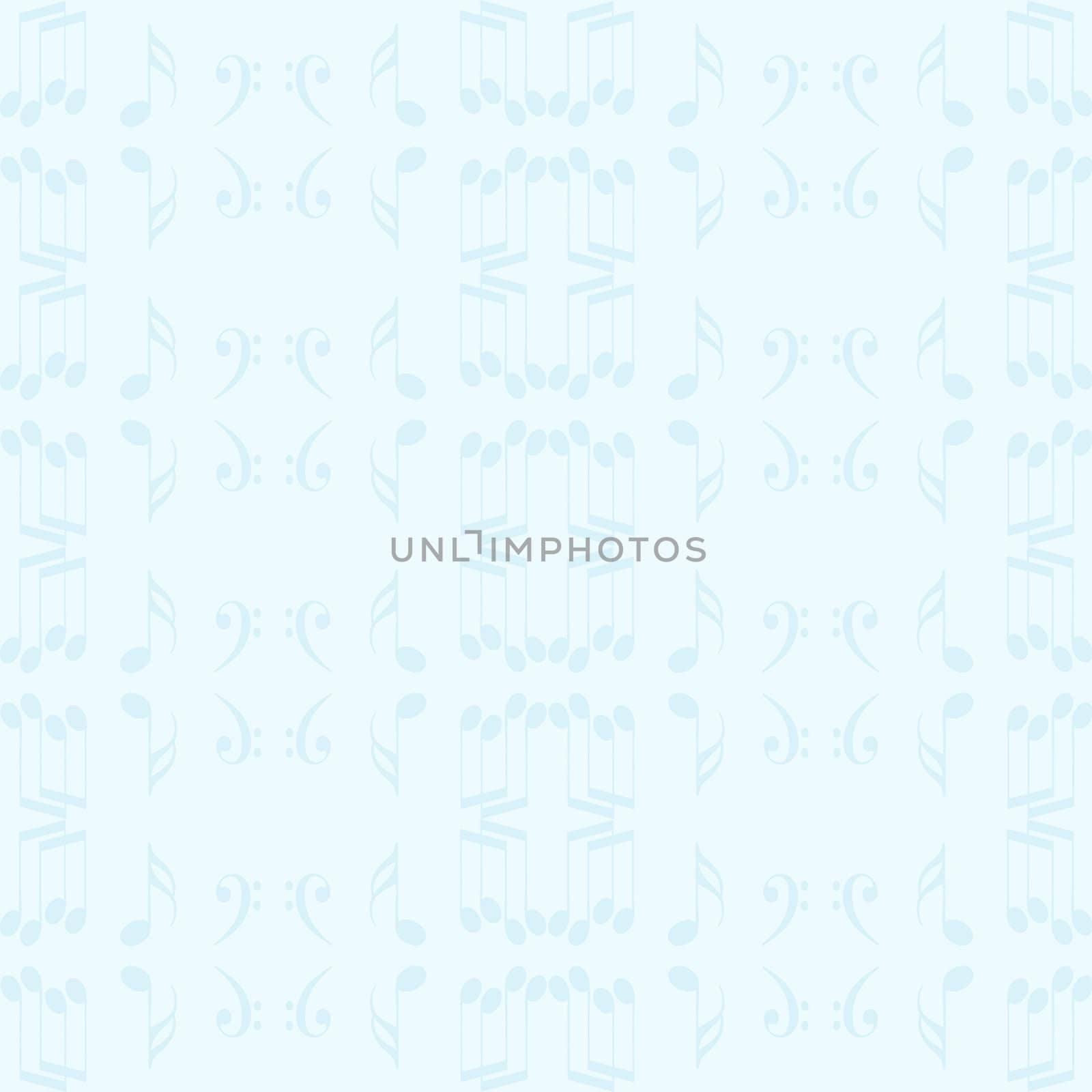 Seamless wallpaper of music notes
