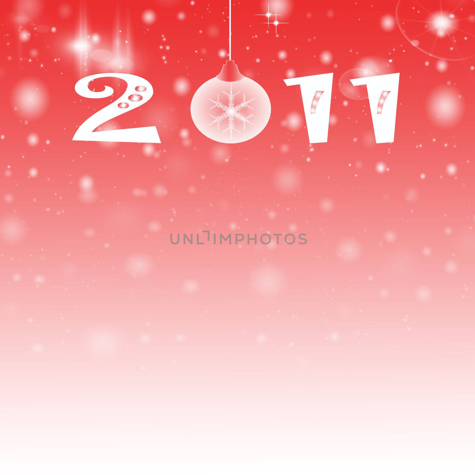Abstract light background of 2011