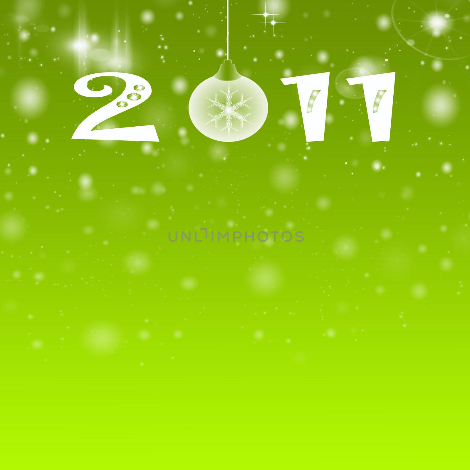 Abstract light background of 2011
