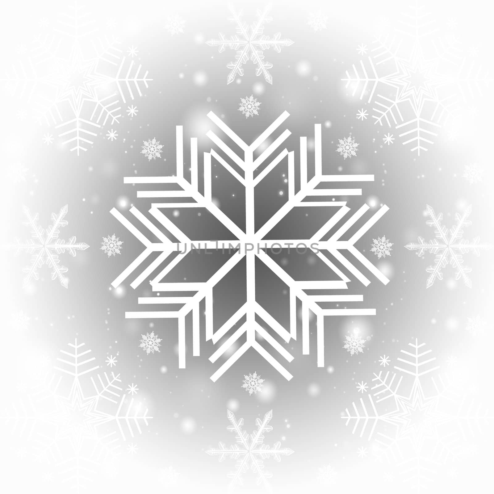 Abstract snowflakes background 
