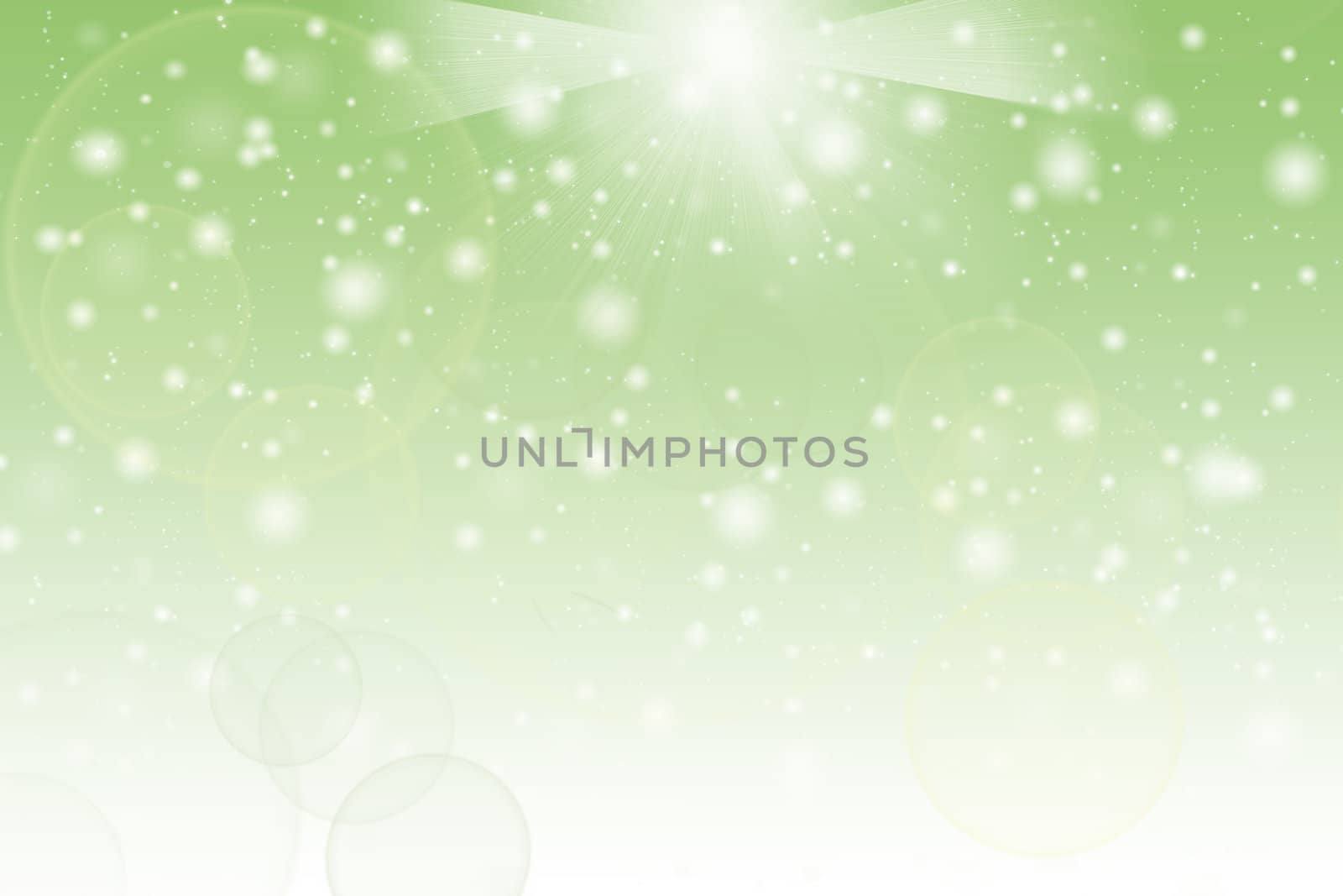 Beautiful  abstract light background on green
