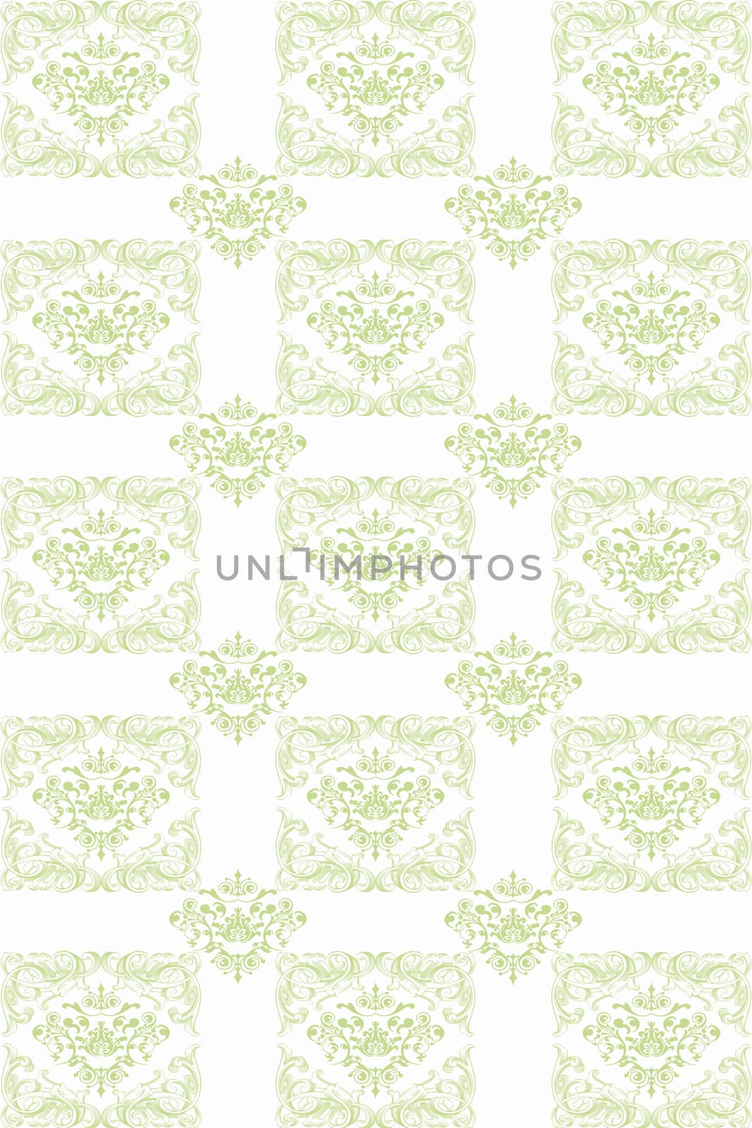 Seamless wallpaper of floral pattern 
