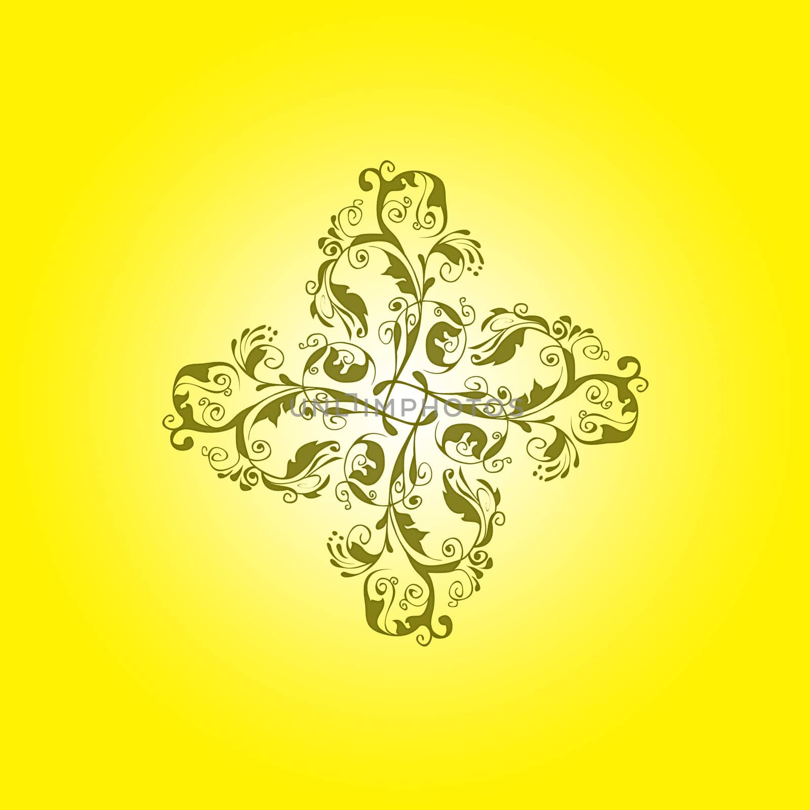 Abstract background of floral pattern 