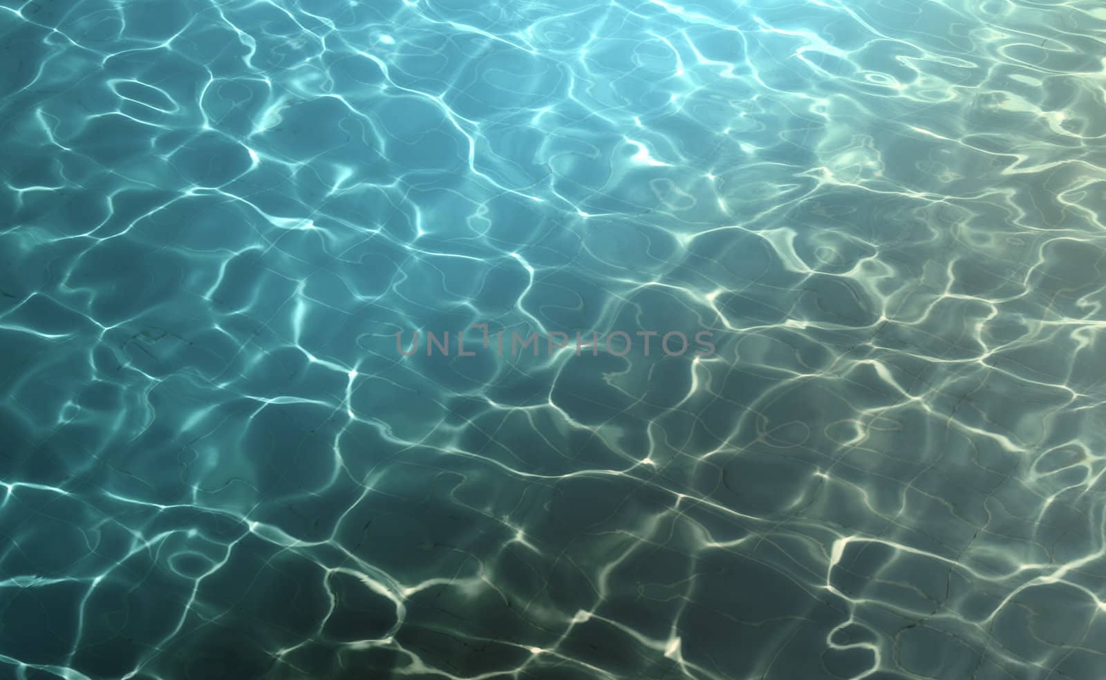 Beautiful blue water background closeup
