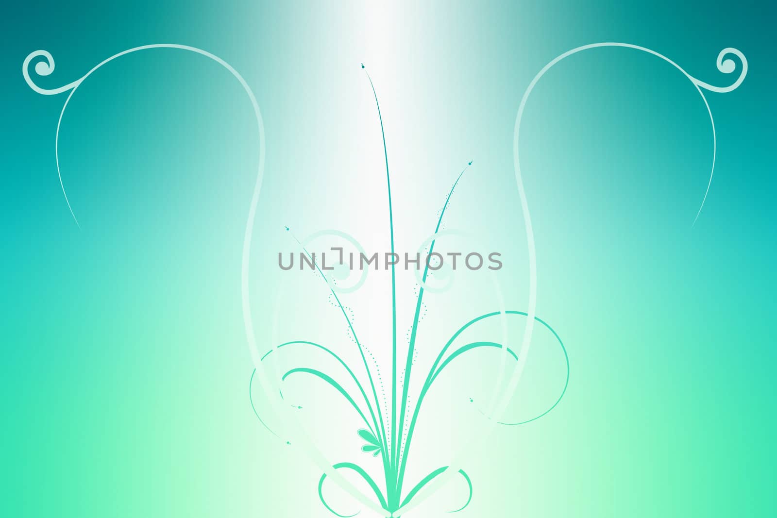 Modern abstract background of green