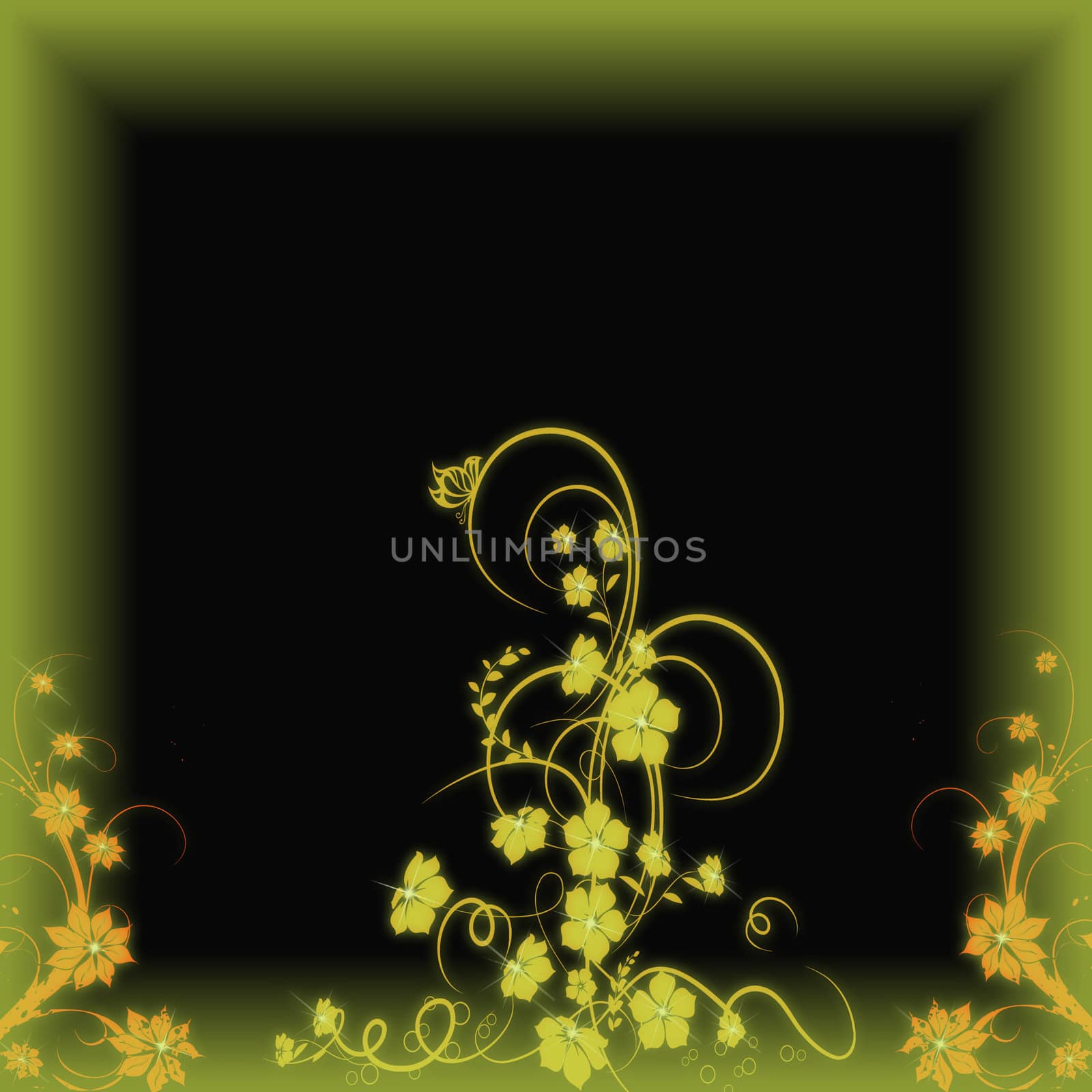 Beautiful abstract floral background 