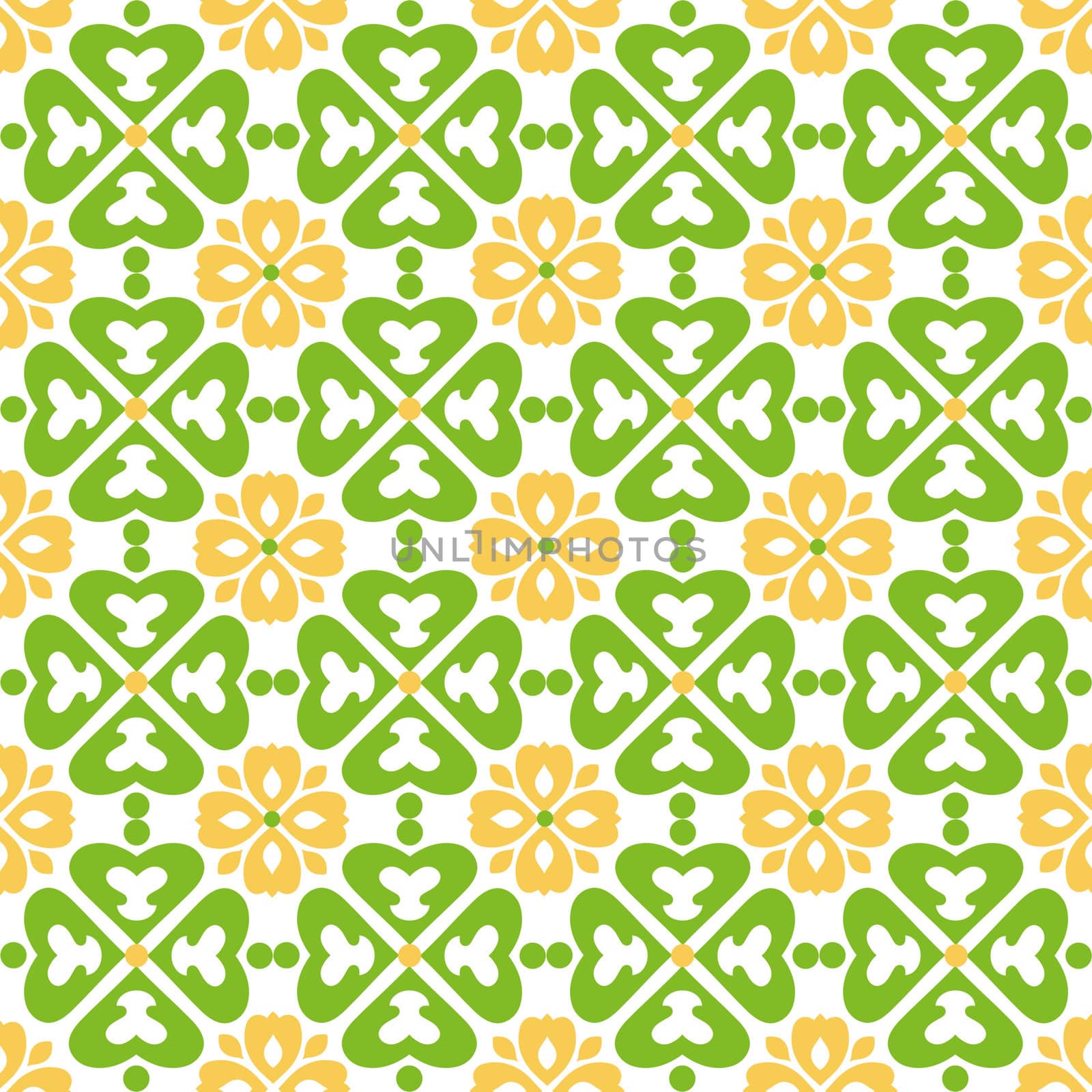 Seamless wallpaper of floral pattern 
