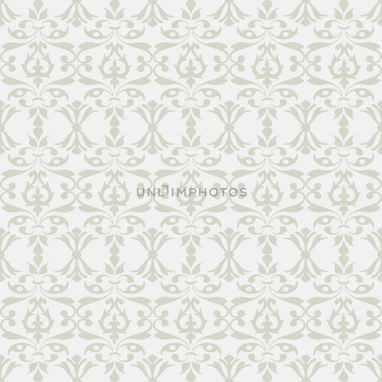 Seamless wallpaper of floral pattern 
