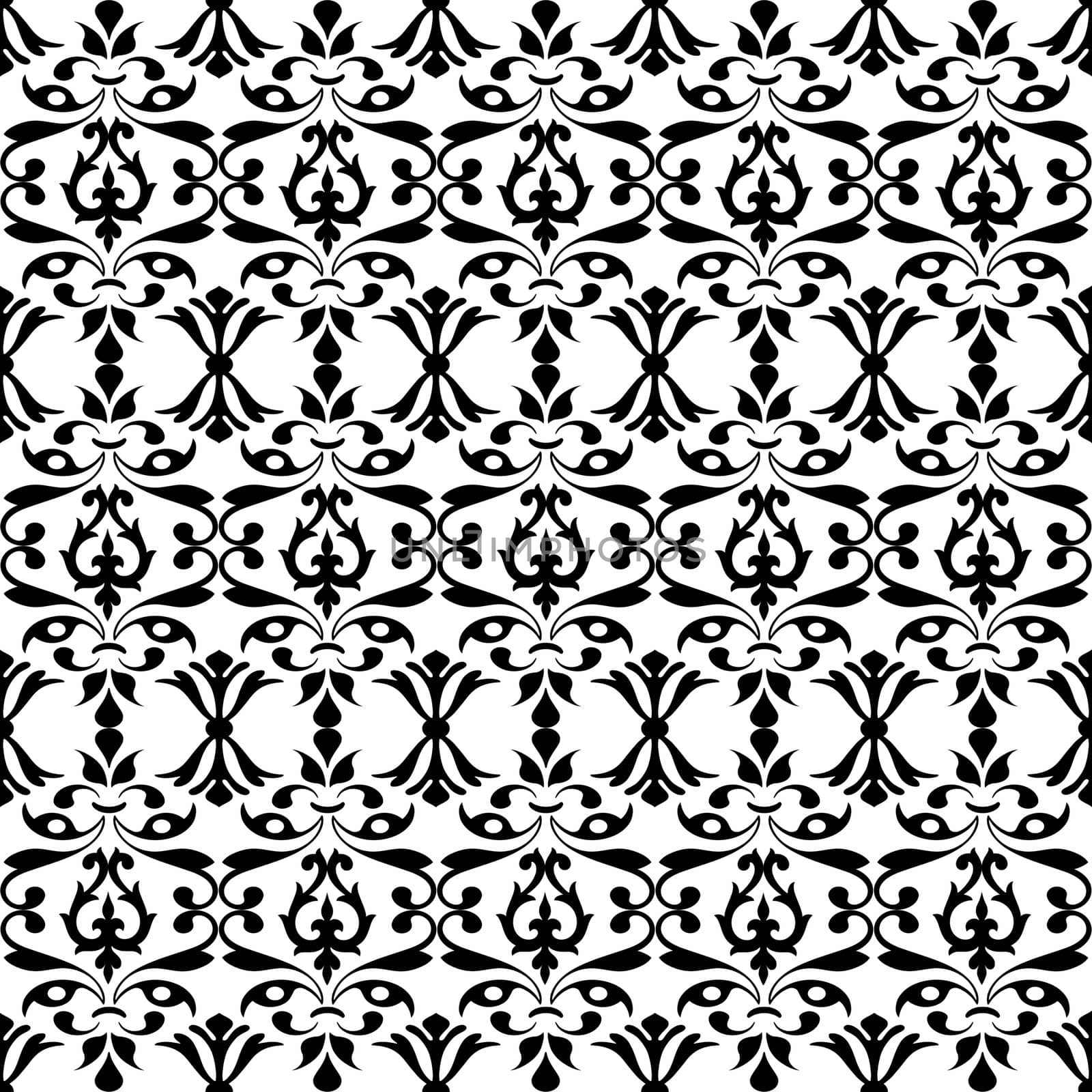 Seamless wallpaper of floral pattern 
