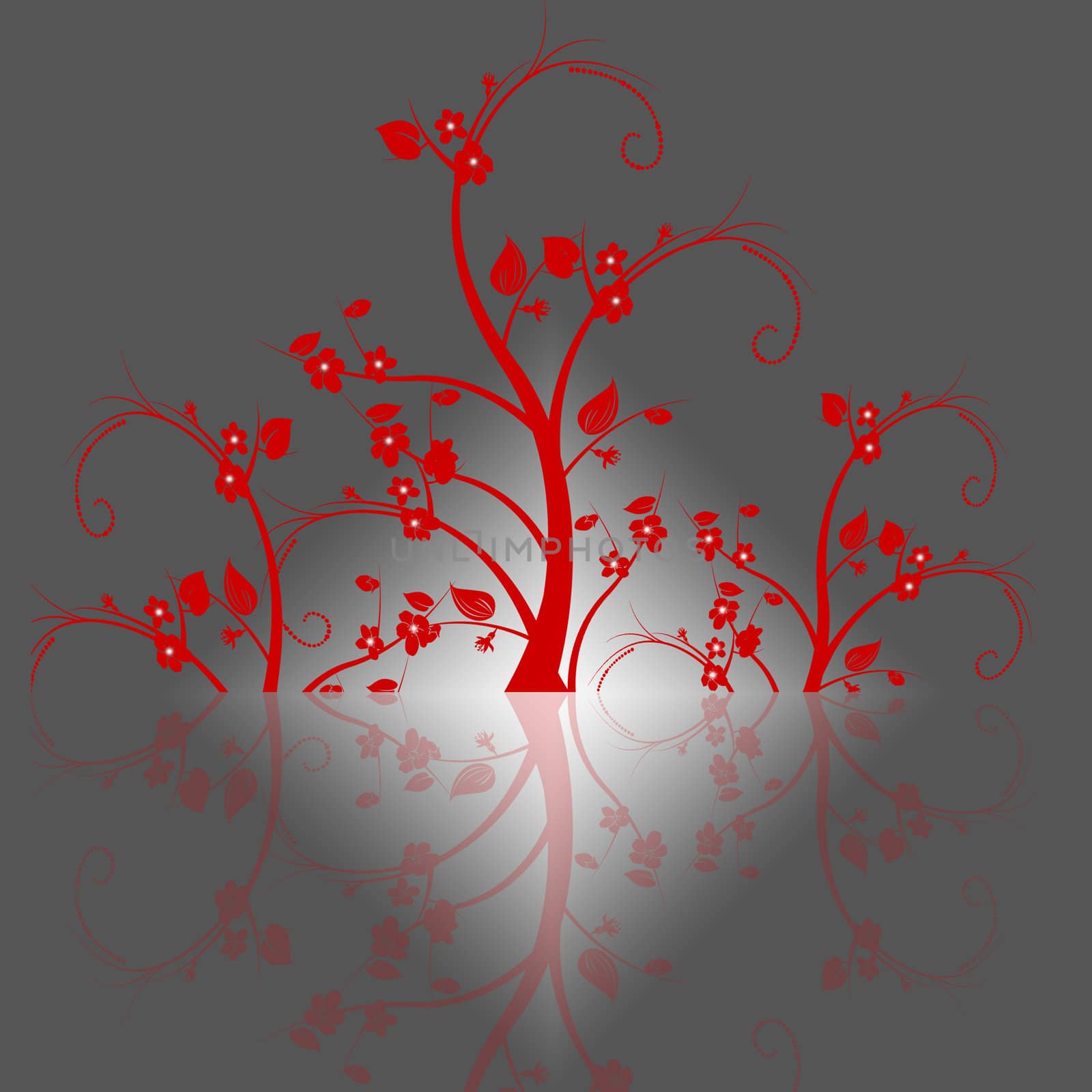 Abstract background of beautiful floral pattern