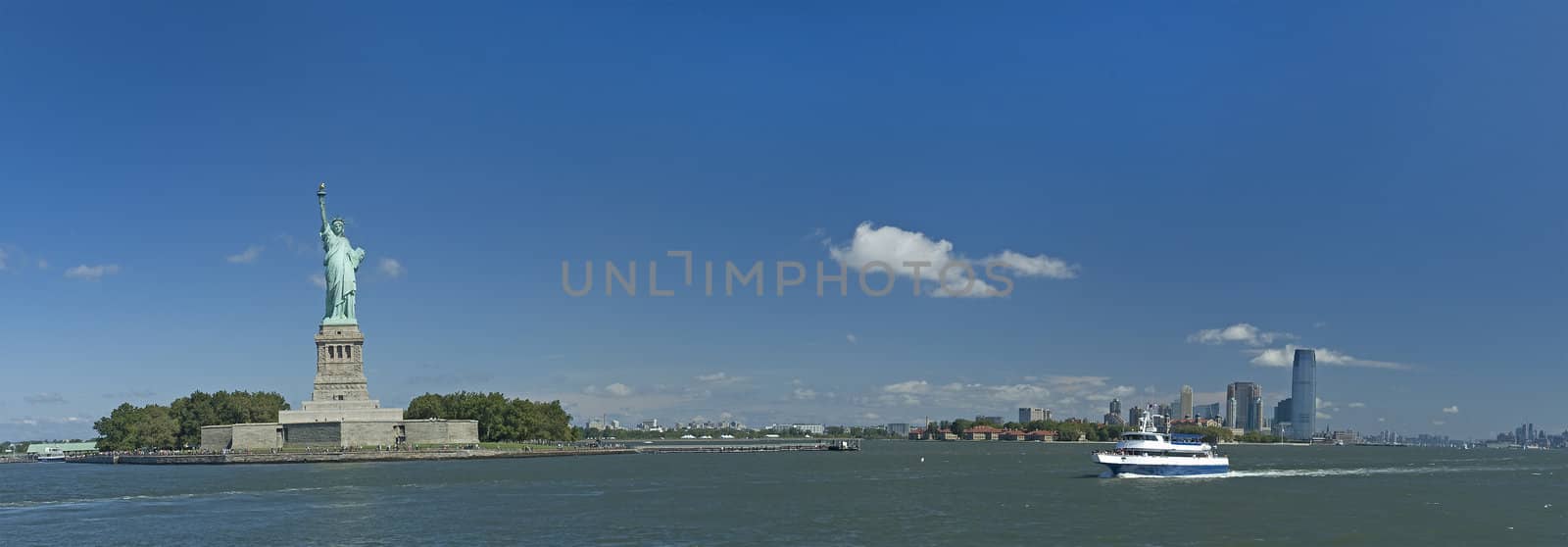statue of liberty panorama by rorem