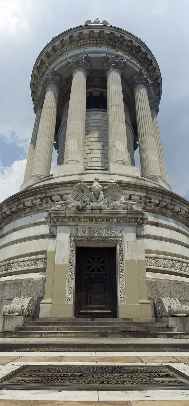 Soldiers' and Sailors' monument in Riverside Park, Upper West Side Manhattan, New York, USA