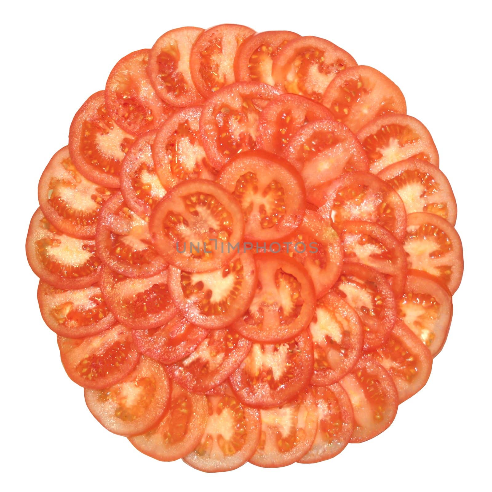 Tomatoes, red circles by AlexandrePavlov