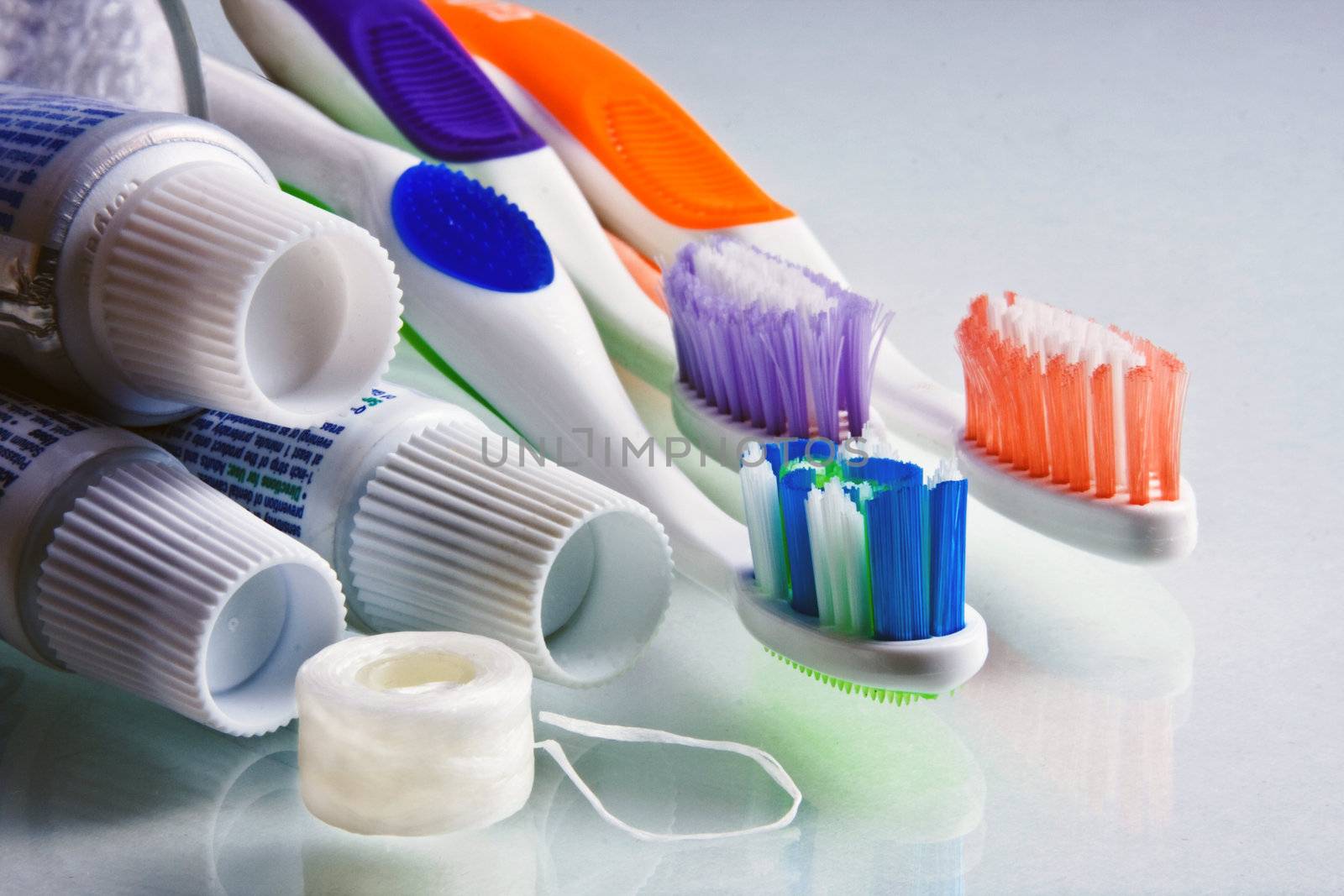 Toothpaste, Toothbrushes & Floss by wulloa