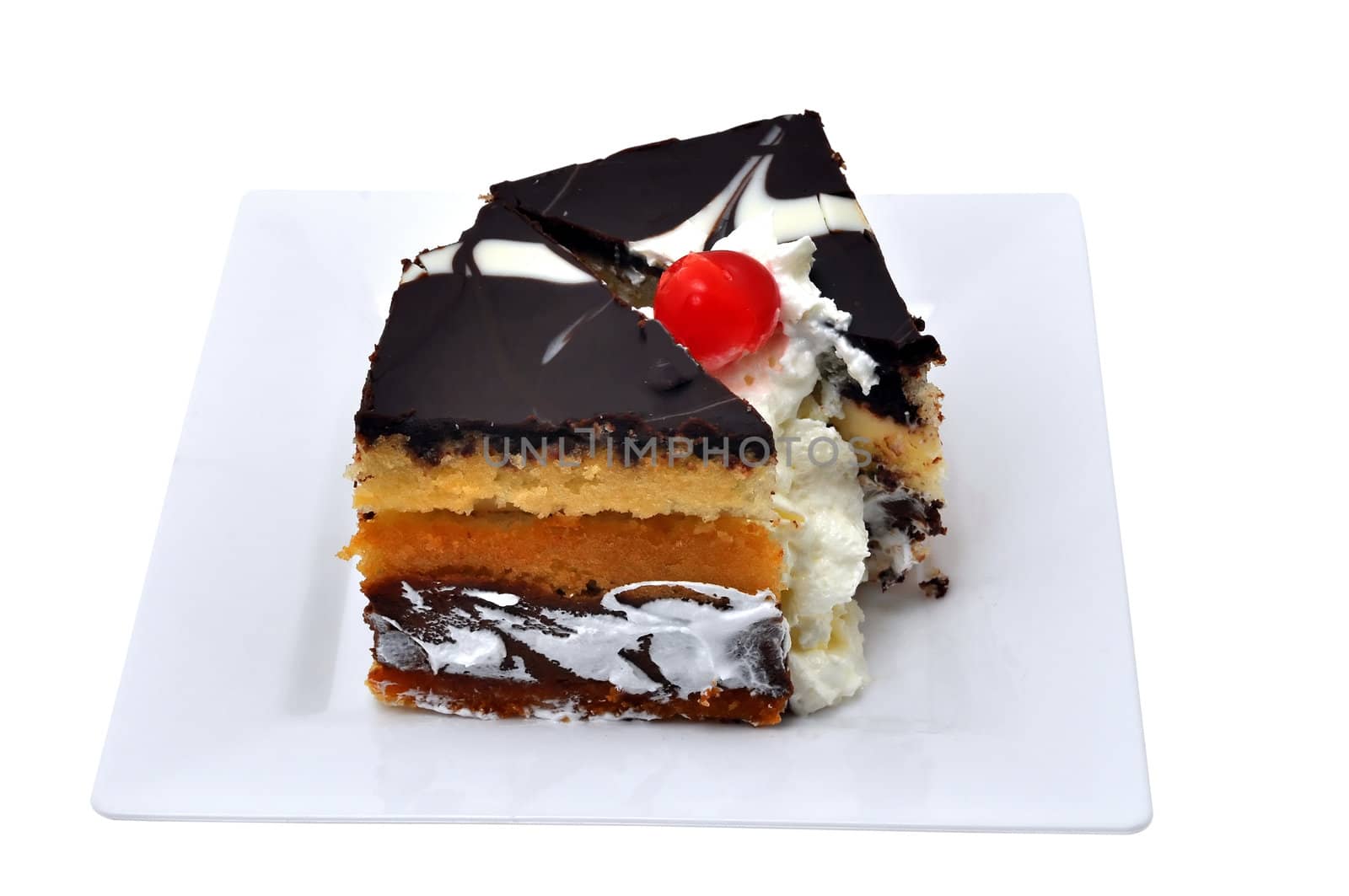 Tuxedo Cake Isolated by dehooks