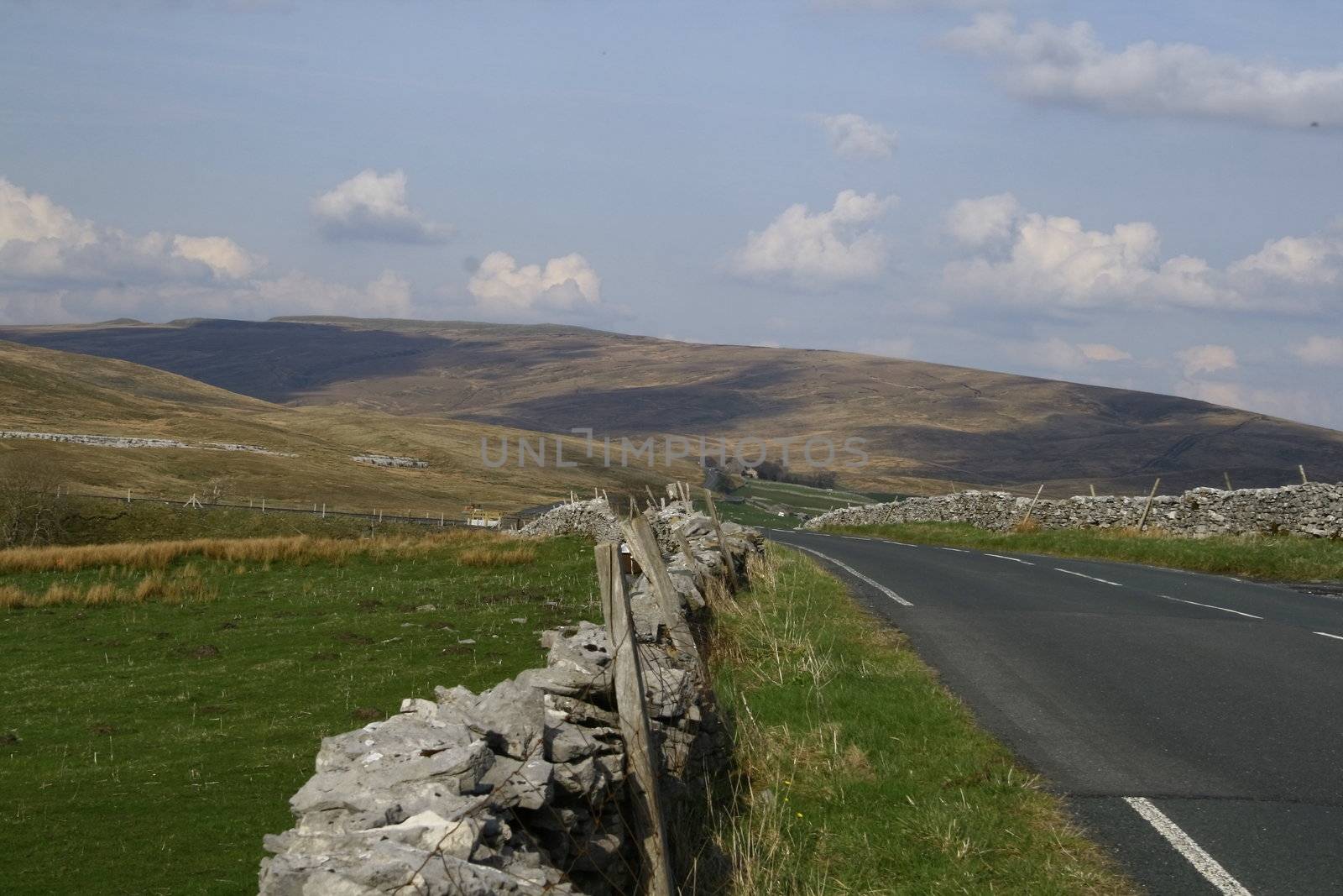 road in the yorkshire dales