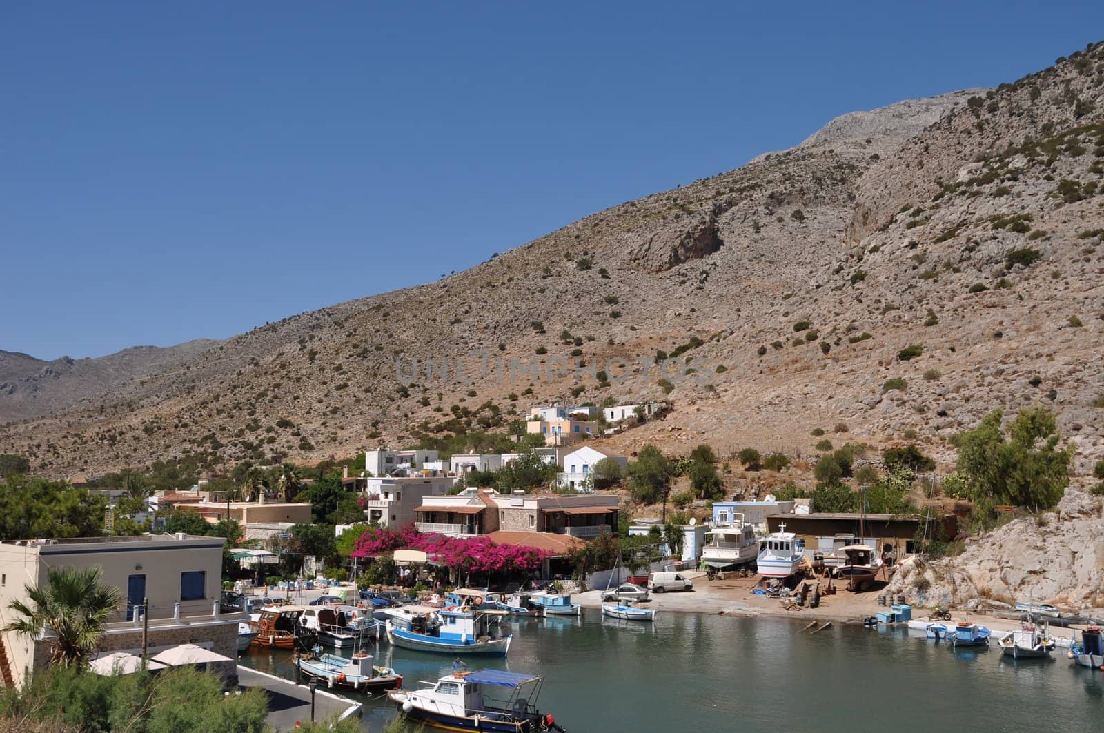 beautiful greek island in Kalymnos, Greece
