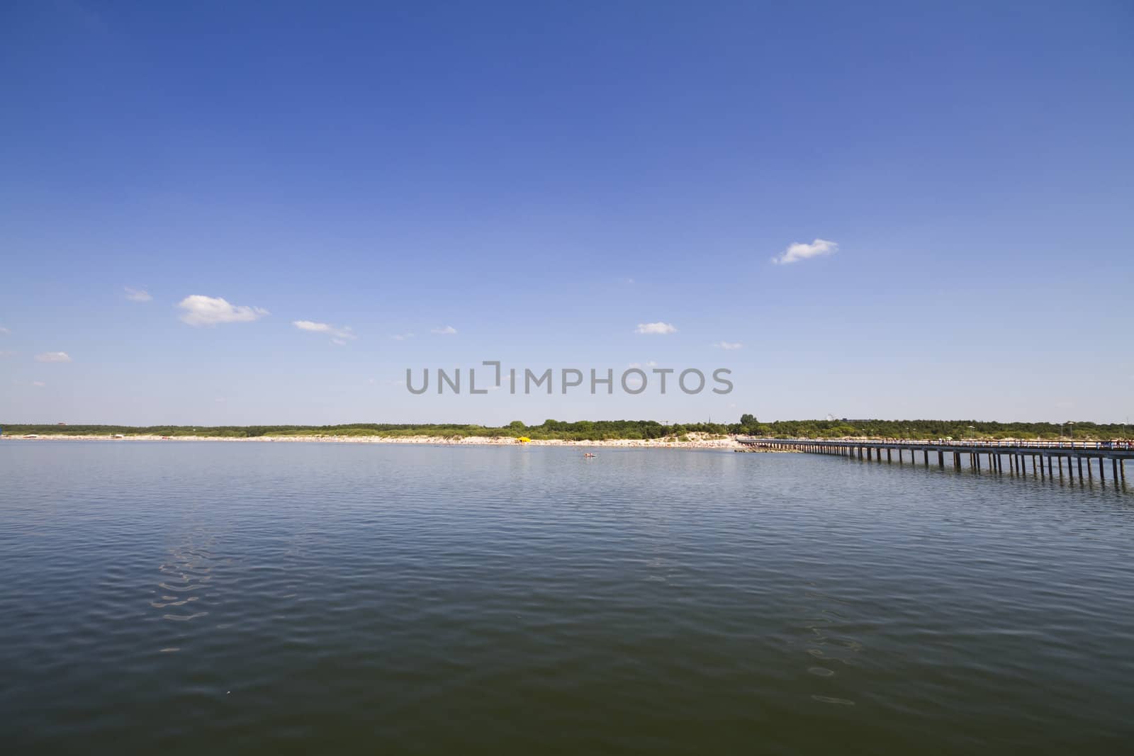 baltic coast, bridge