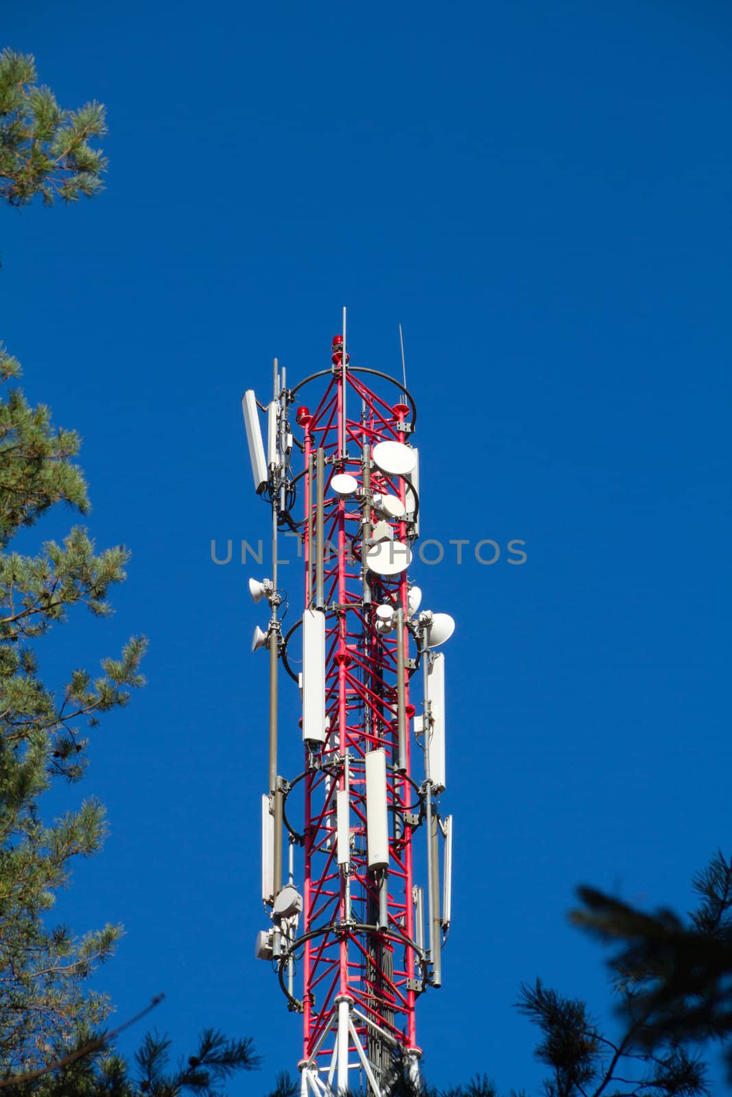 tower antennas of cellular communication