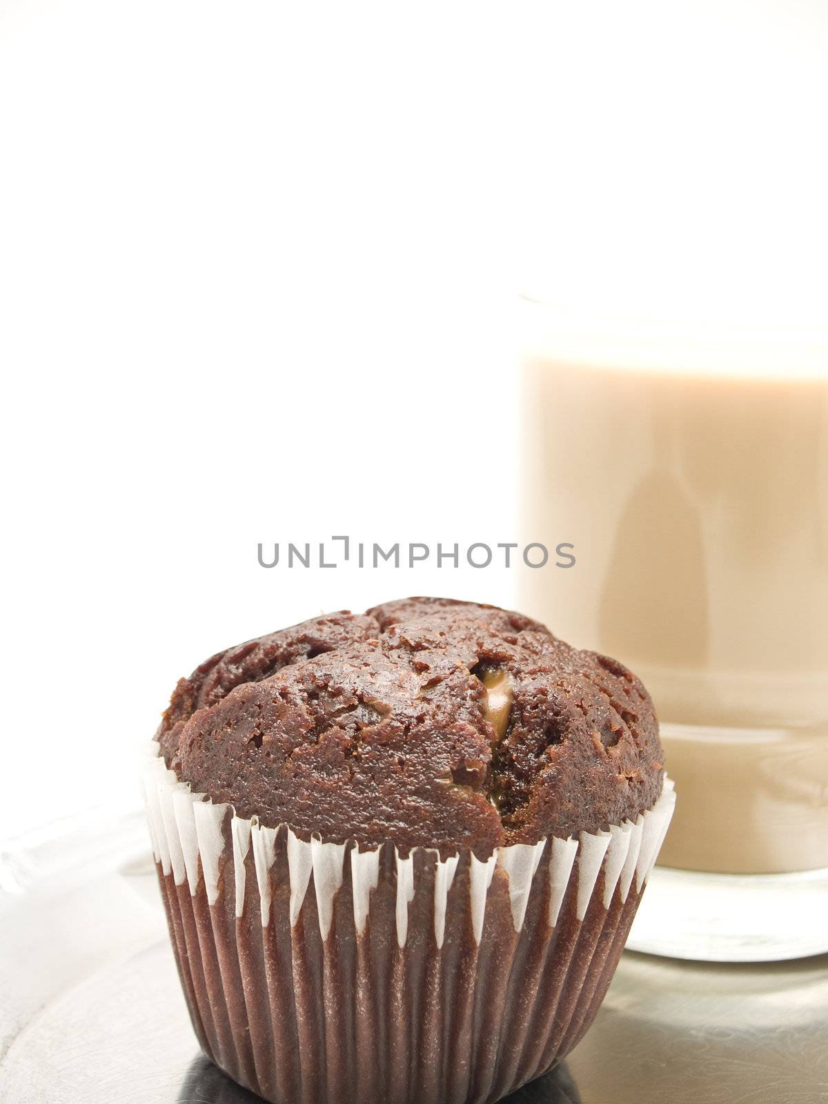 muffins and coffee with milk by lauria