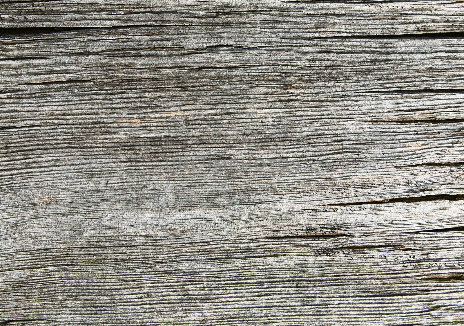 Weathered old gray cracked wooden horizontal background