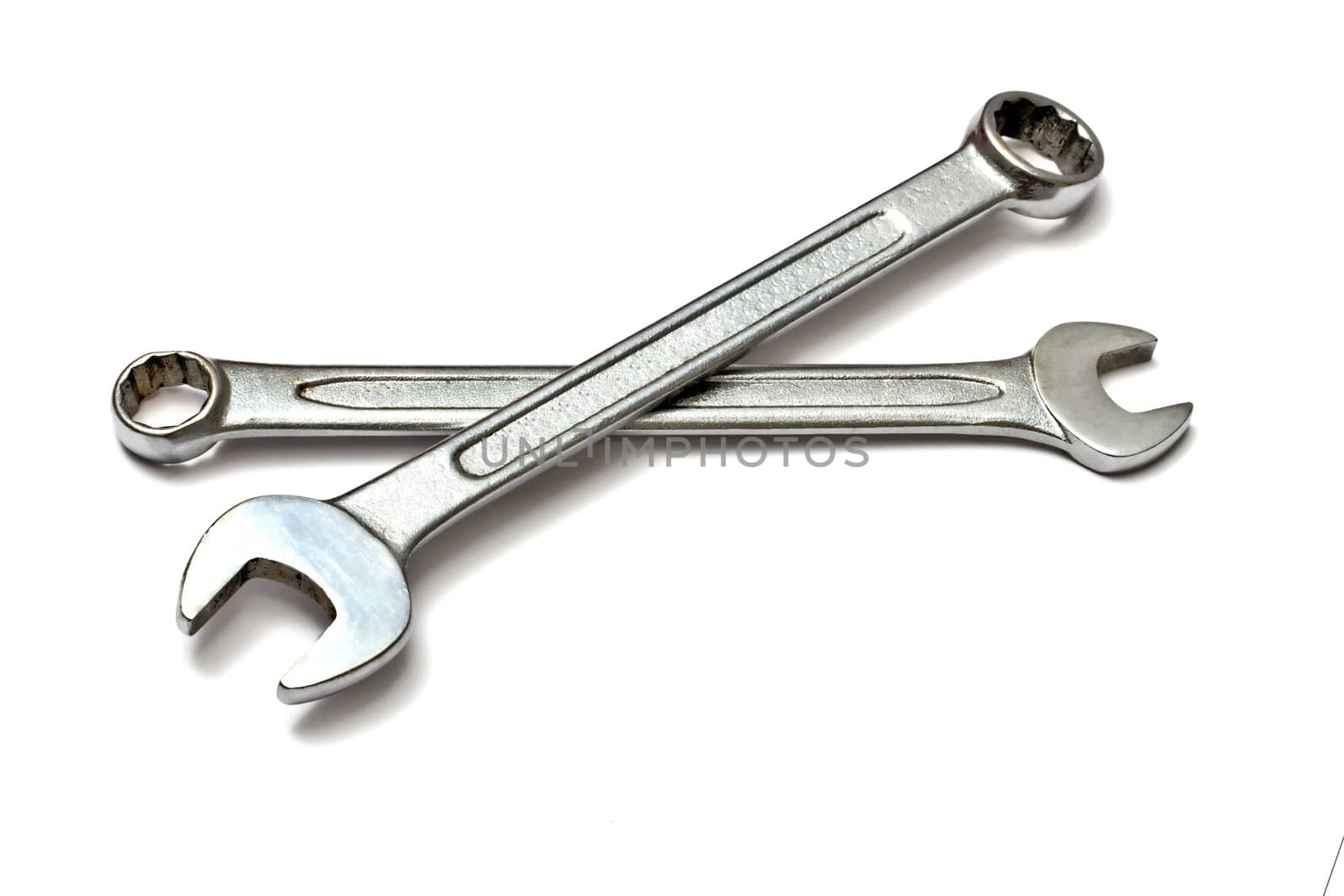 Wrench isolated on white background
