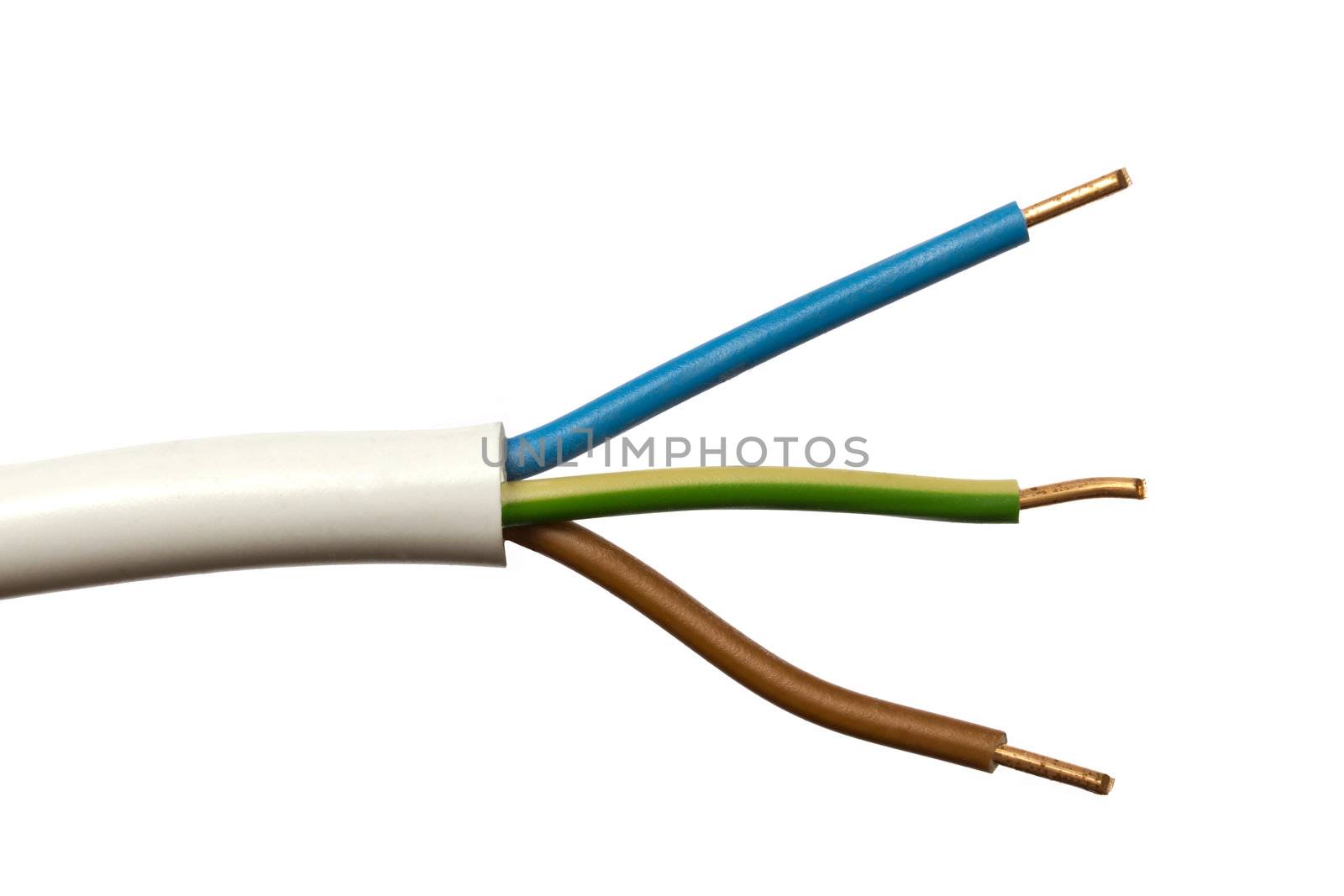  colorful electrical wire  by ibphoto