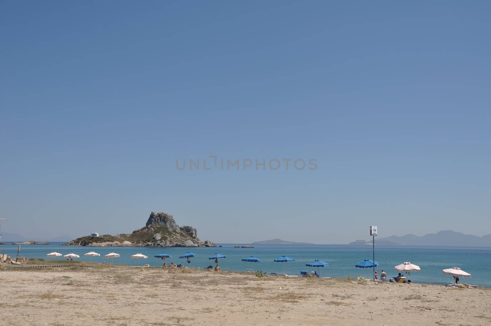 beautiful Kefalos beach on Kos island, Greece